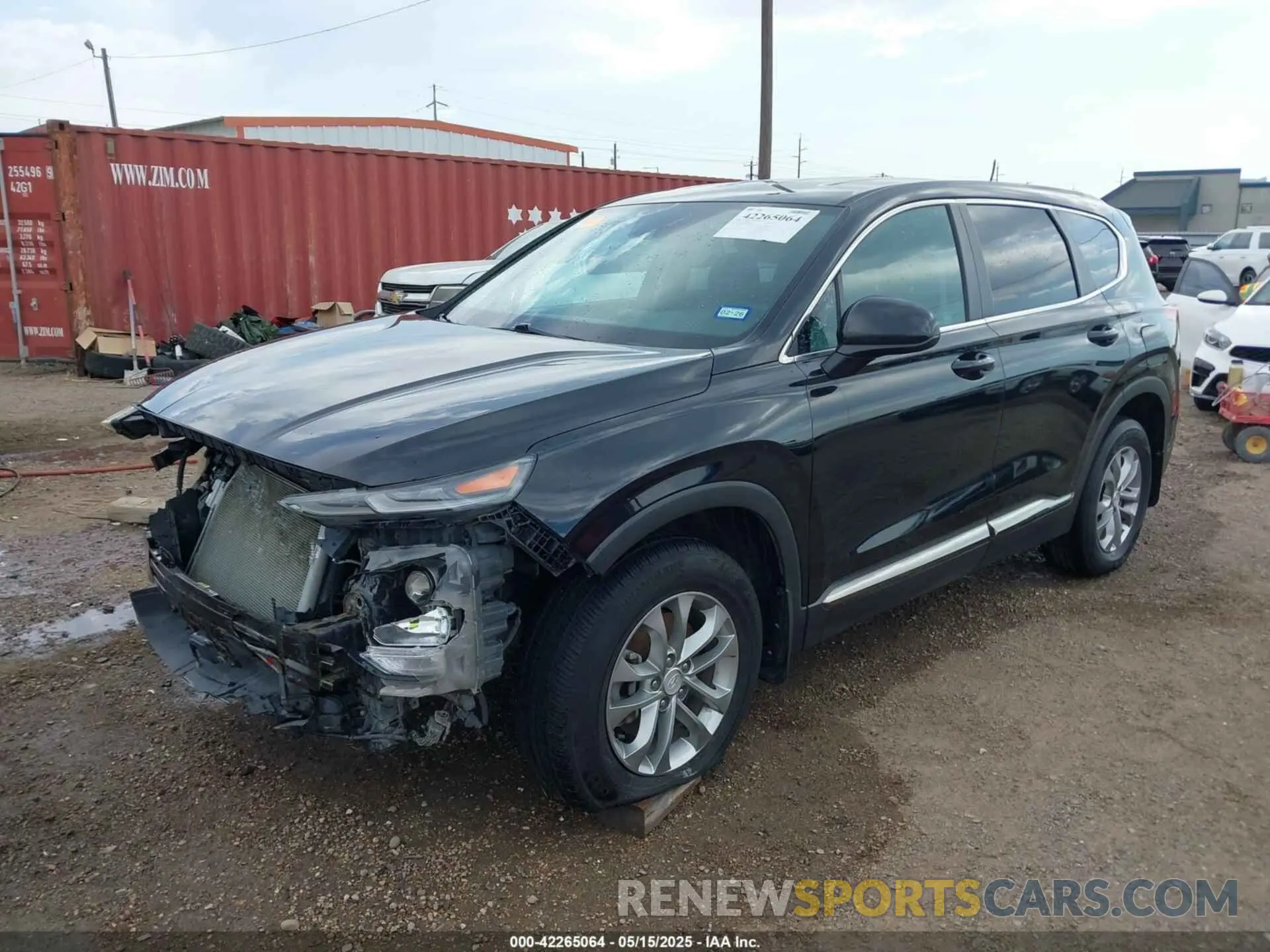 2 Photograph of a damaged car 5NMS23AD0KH122236 HYUNDAI SANTA FE 2019