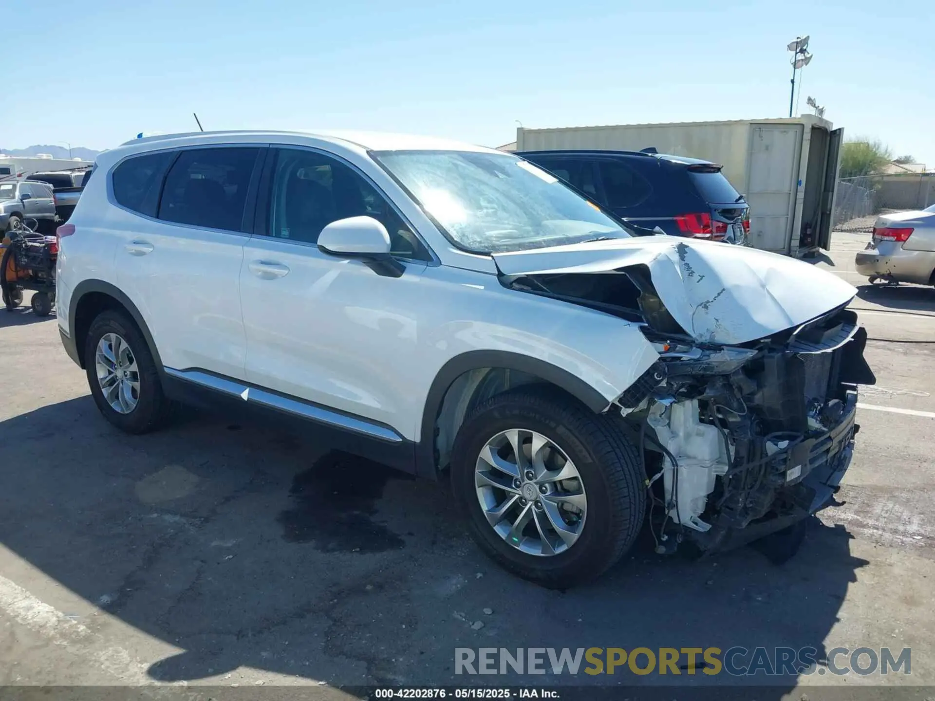 1 Photograph of a damaged car 5NMS23AD2KH010649 HYUNDAI SANTA FE 2019