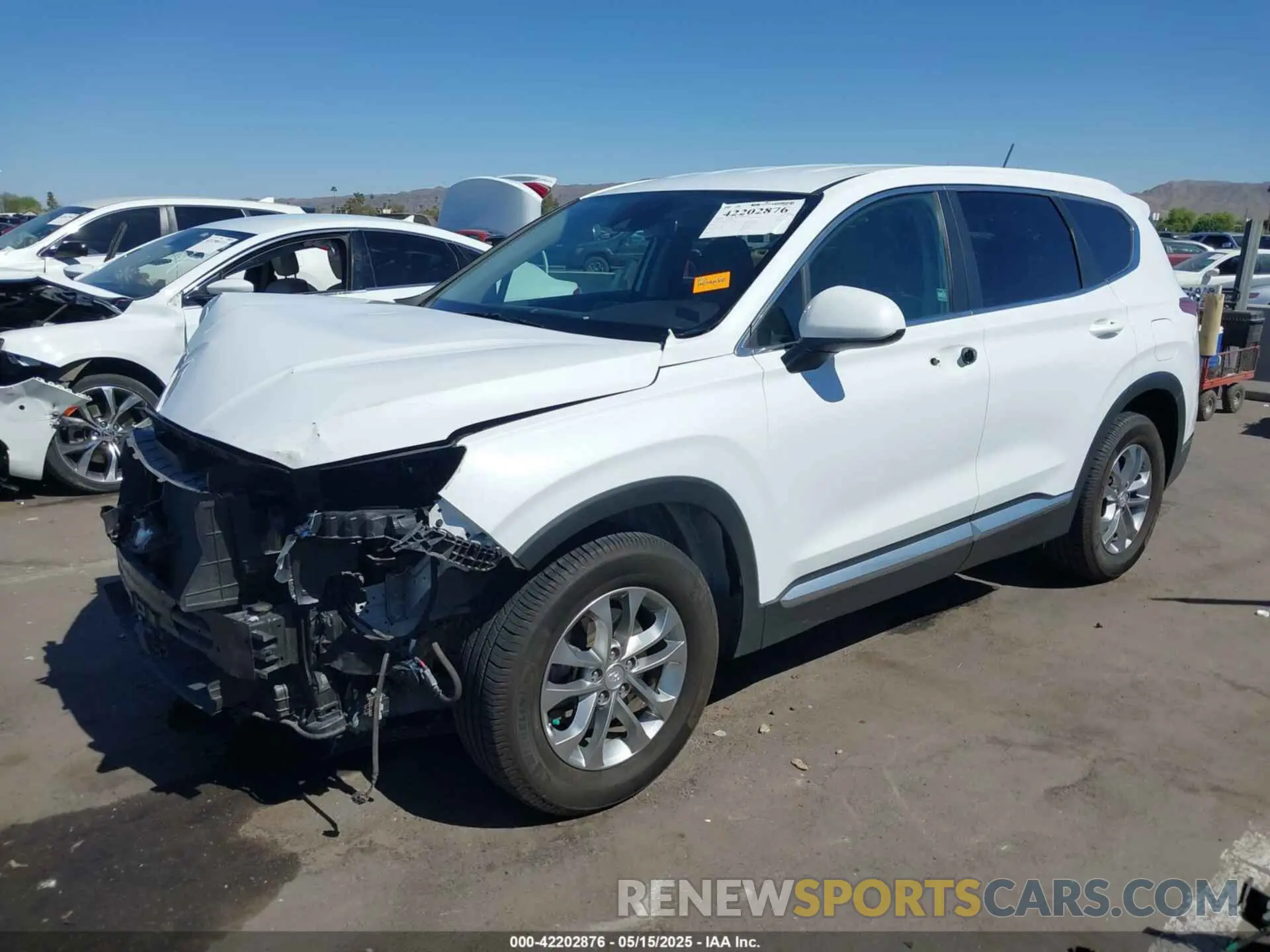 2 Photograph of a damaged car 5NMS23AD2KH010649 HYUNDAI SANTA FE 2019