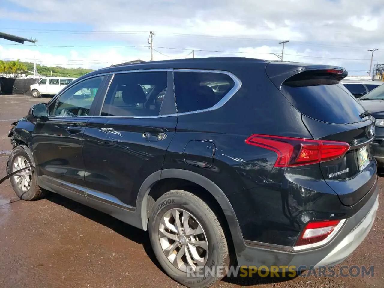 2 Photograph of a damaged car 5NMS23AD2KH019027 HYUNDAI SANTA FE 2019