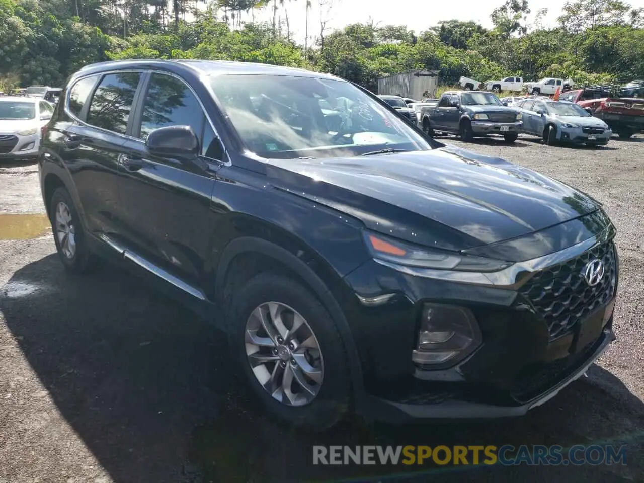 4 Photograph of a damaged car 5NMS23AD2KH019027 HYUNDAI SANTA FE 2019