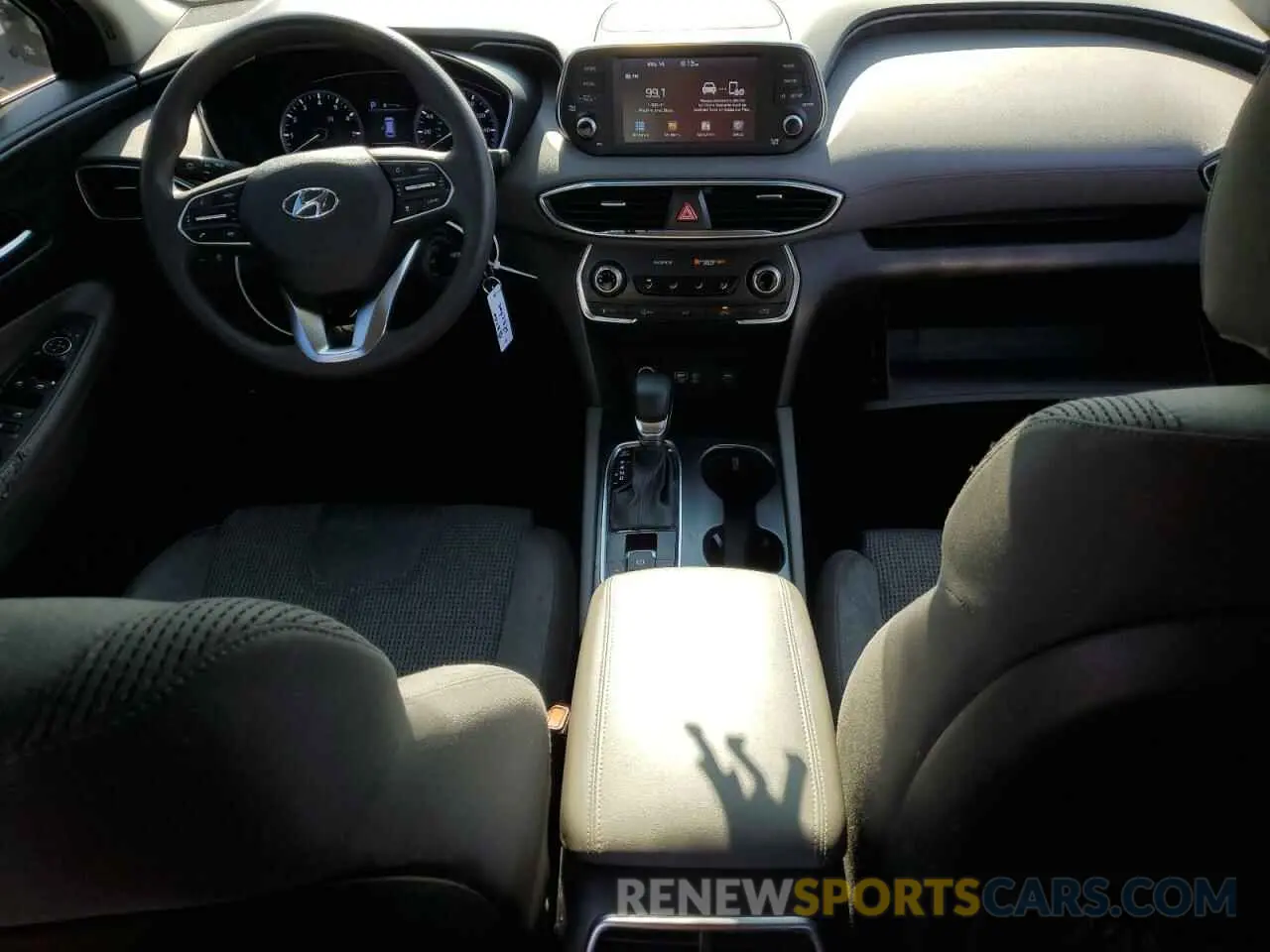 8 Photograph of a damaged car 5NMS23AD2KH043926 HYUNDAI SANTA FE 2019
