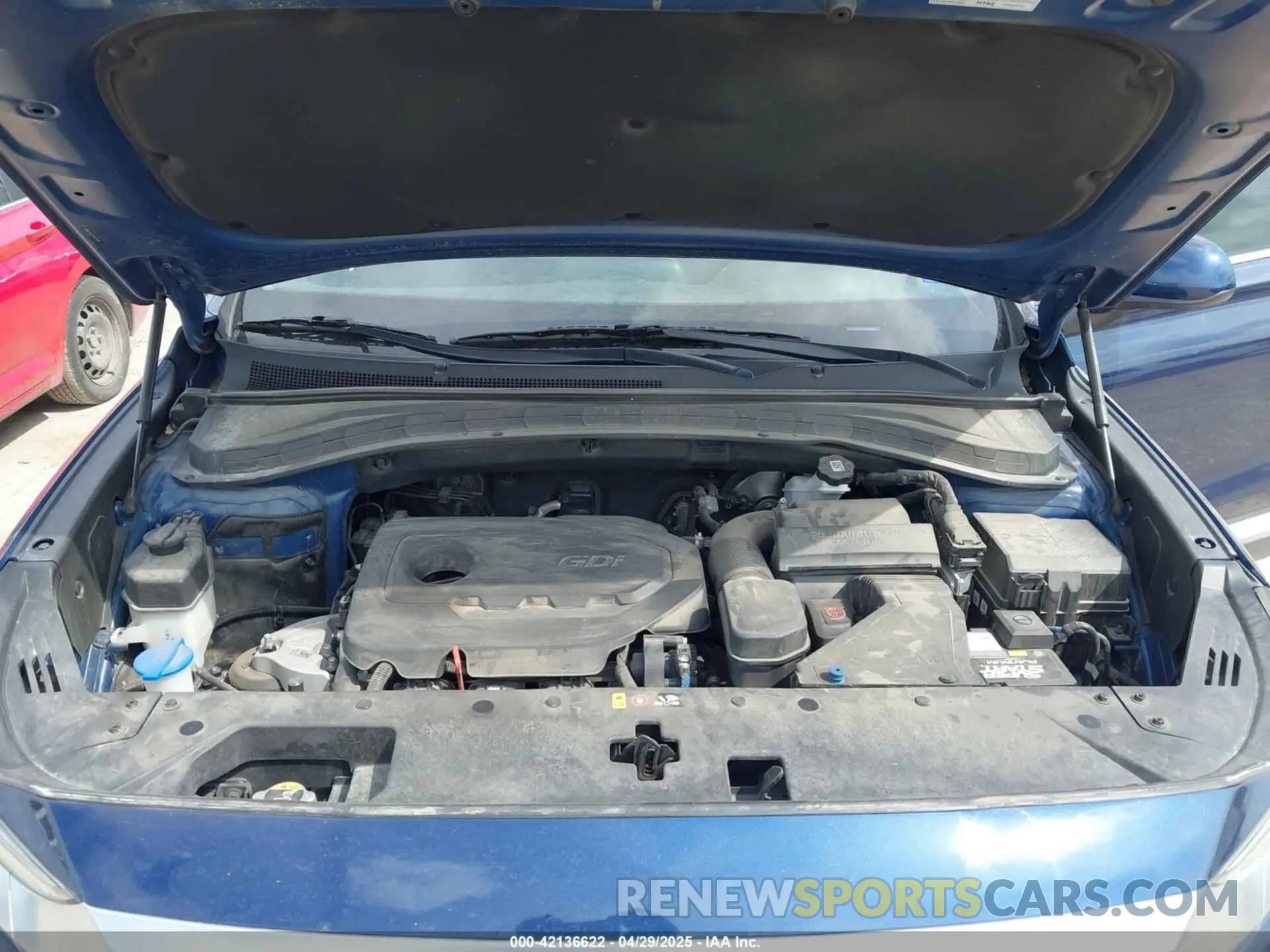10 Photograph of a damaged car 5NMS23AD2KH070480 HYUNDAI SANTA FE 2019