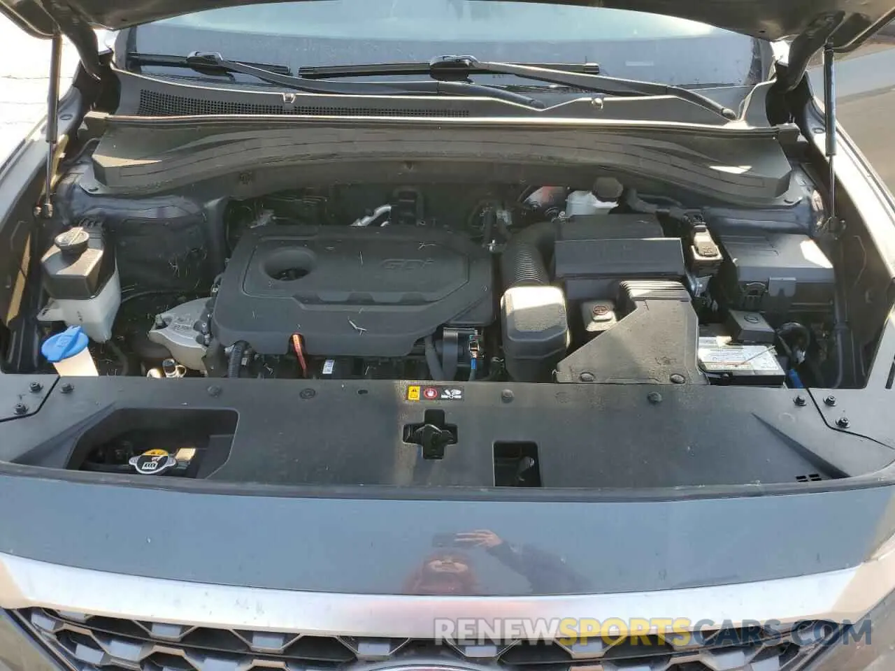 14 Photograph of a damaged car 5NMS23AD2KH085853 HYUNDAI SANTA FE 2019