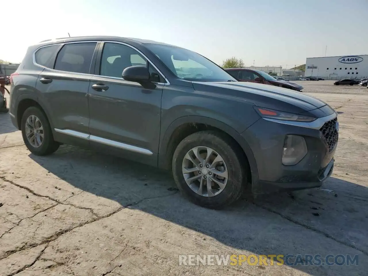 4 Photograph of a damaged car 5NMS23AD2KH085853 HYUNDAI SANTA FE 2019