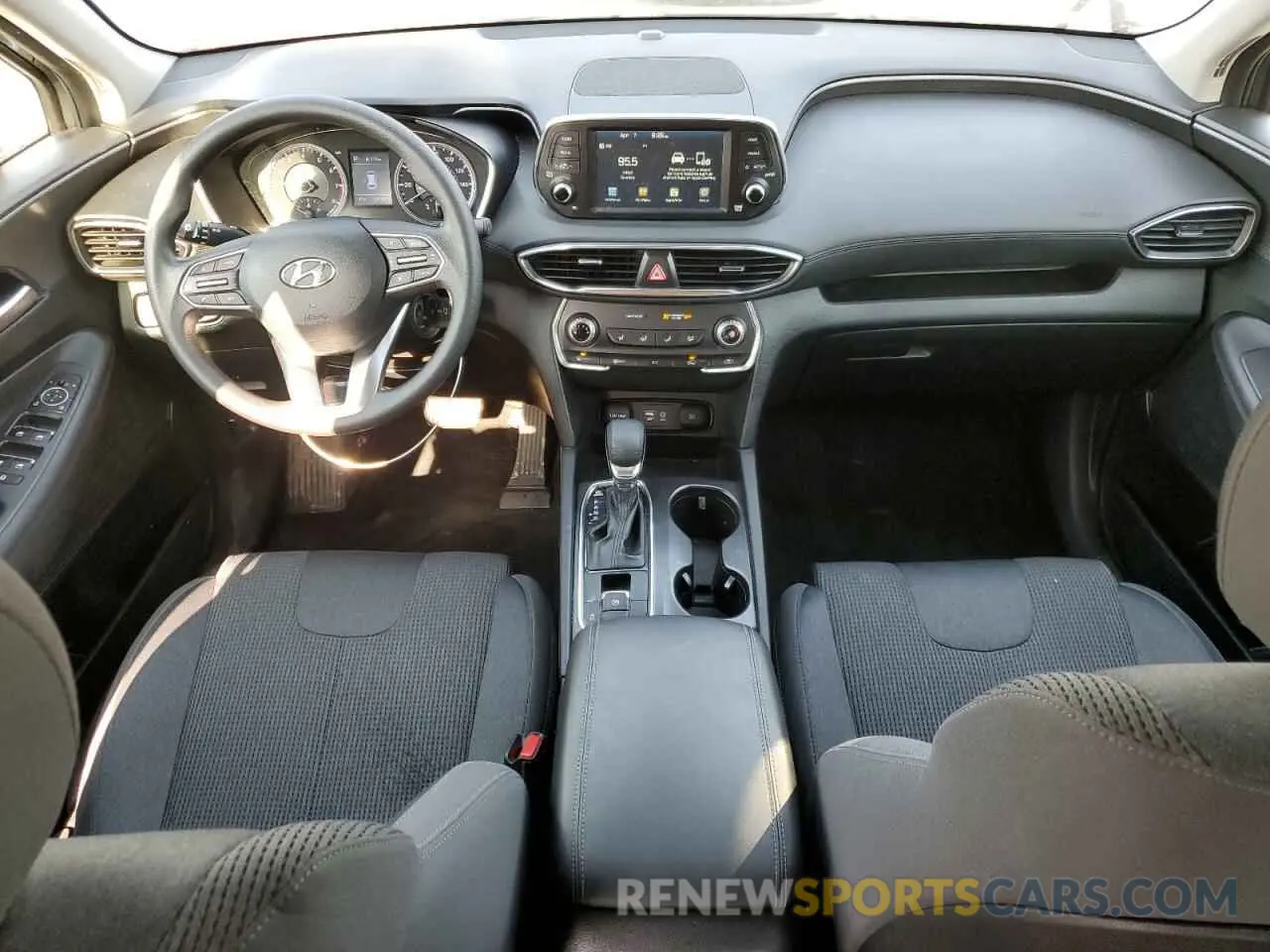 8 Photograph of a damaged car 5NMS23AD2KH085853 HYUNDAI SANTA FE 2019