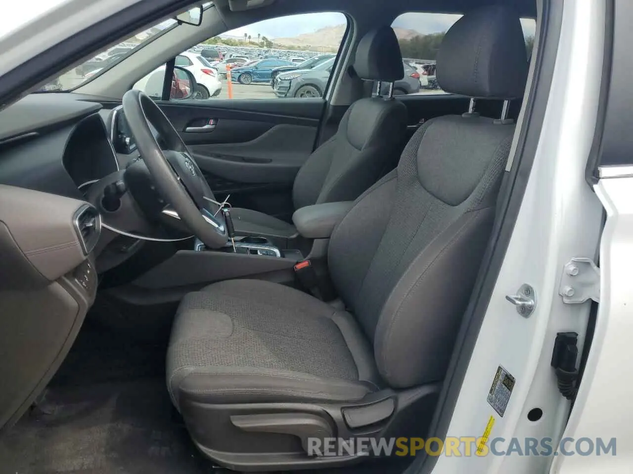 7 Photograph of a damaged car 5NMS23AD2KH100402 HYUNDAI SANTA FE 2019