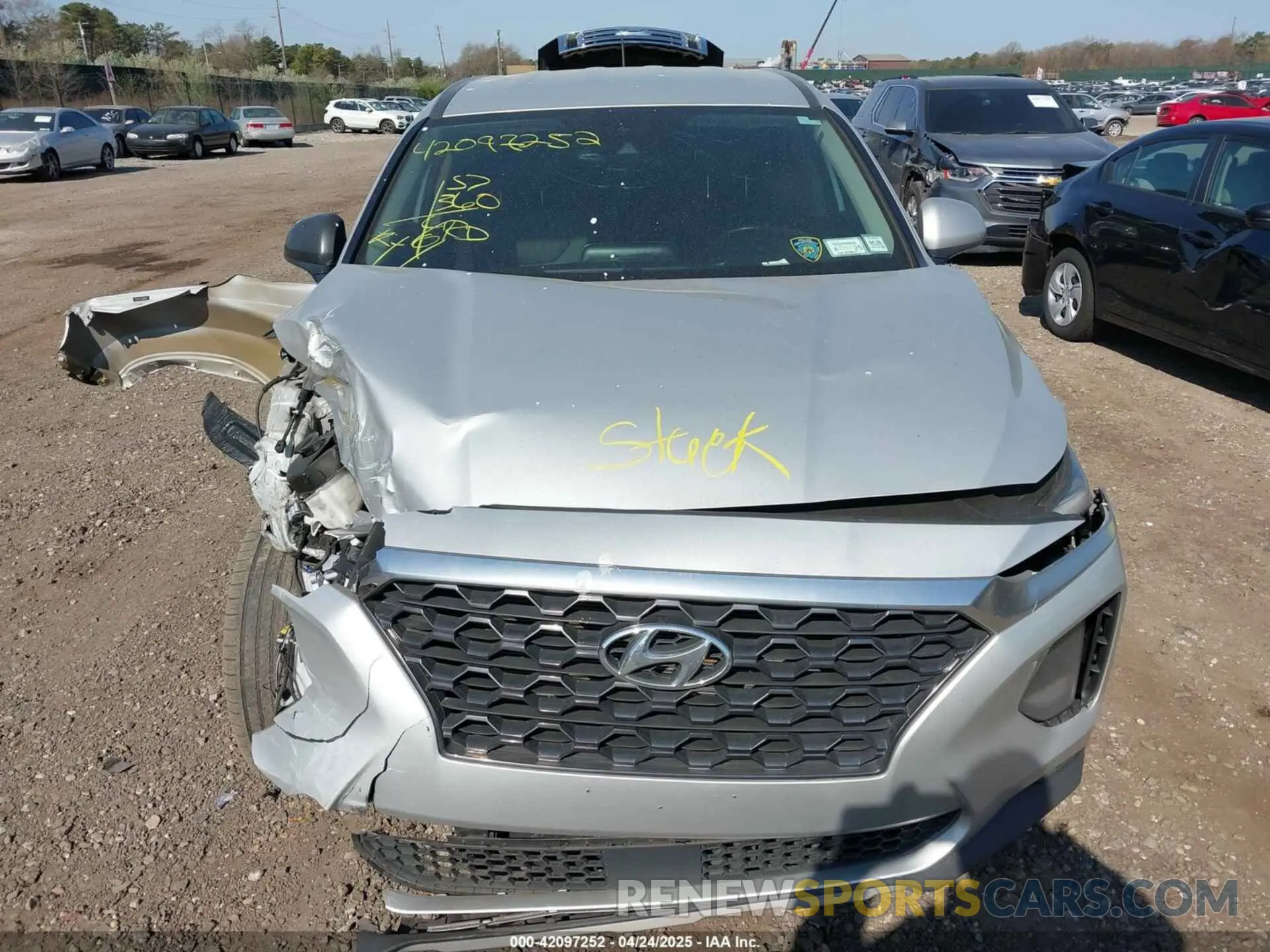 12 Photograph of a damaged car 5NMS23AD3KH102739 HYUNDAI SANTA FE 2019