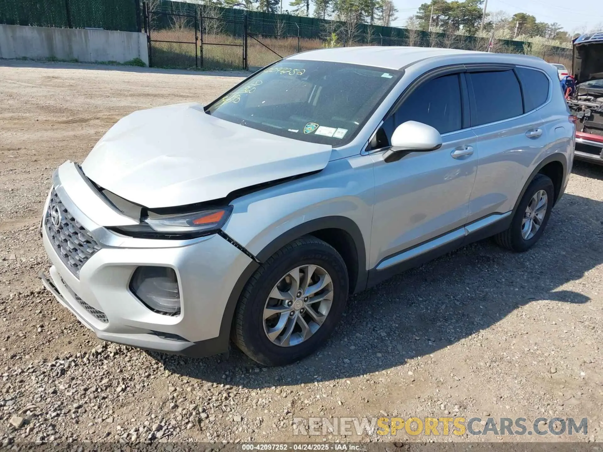 2 Photograph of a damaged car 5NMS23AD3KH102739 HYUNDAI SANTA FE 2019