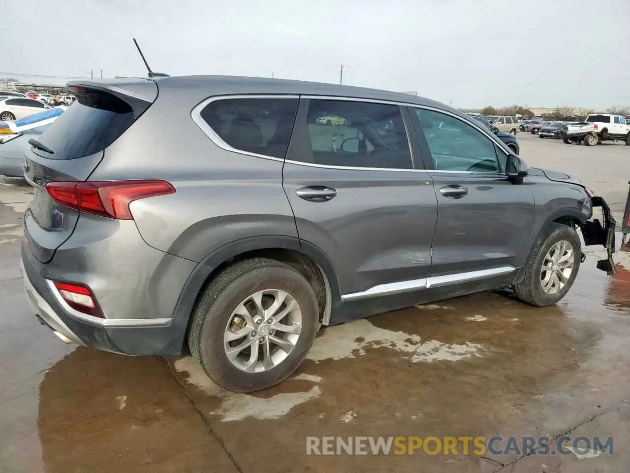 3 Photograph of a damaged car 5NMS23AD3KH103096 HYUNDAI SANTA FE 2019