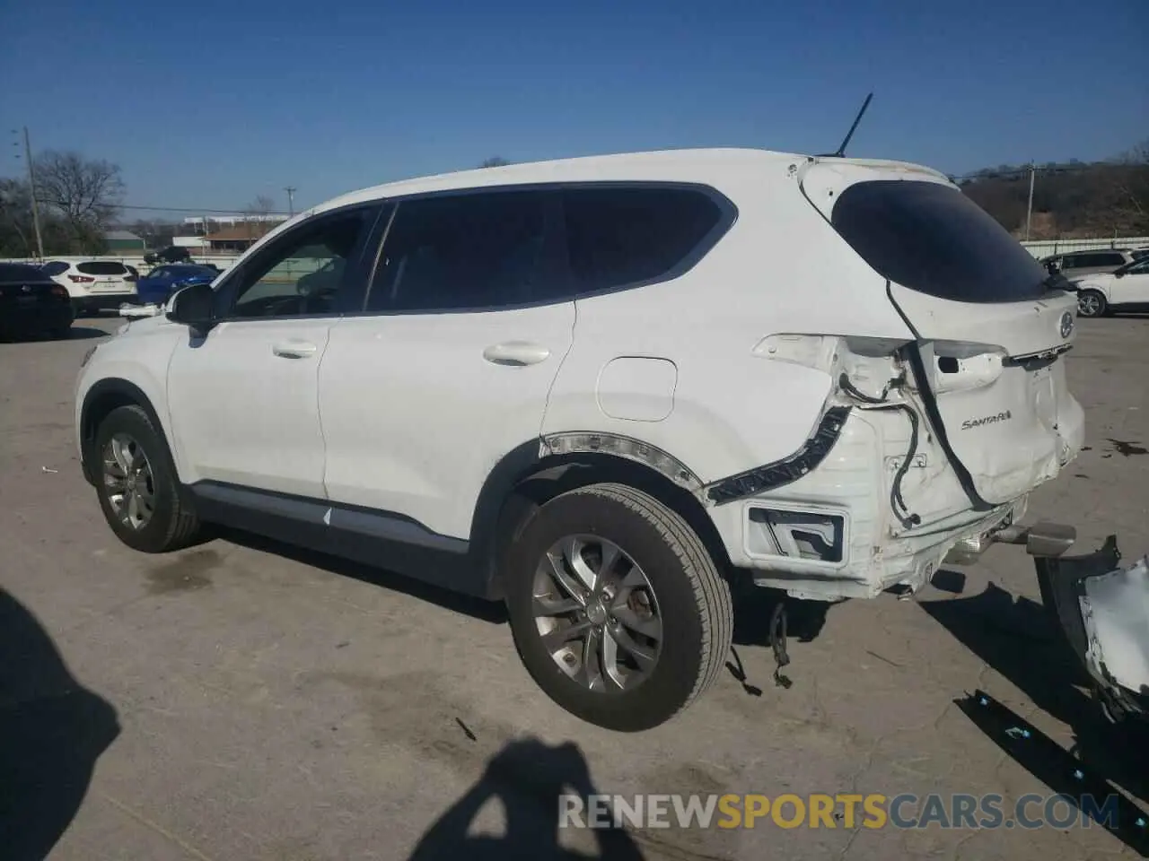 2 Photograph of a damaged car 5NMS23AD3KH111392 HYUNDAI SANTA FE 2019