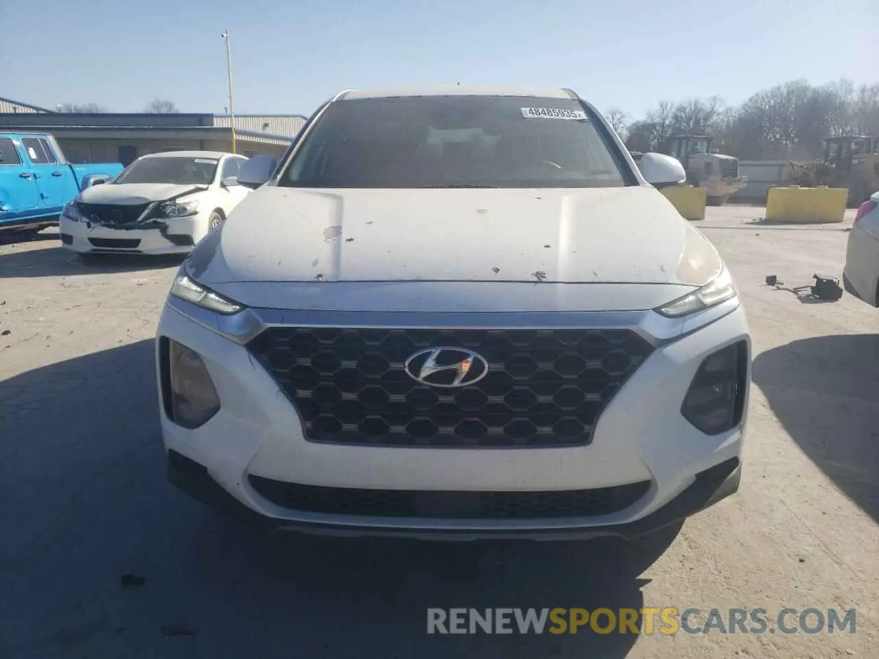 5 Photograph of a damaged car 5NMS23AD3KH111392 HYUNDAI SANTA FE 2019