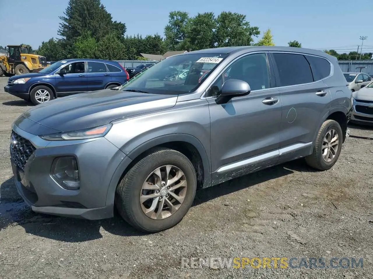 1 Photograph of a damaged car 5NMS23AD4KH033124 HYUNDAI SANTA FE 2019