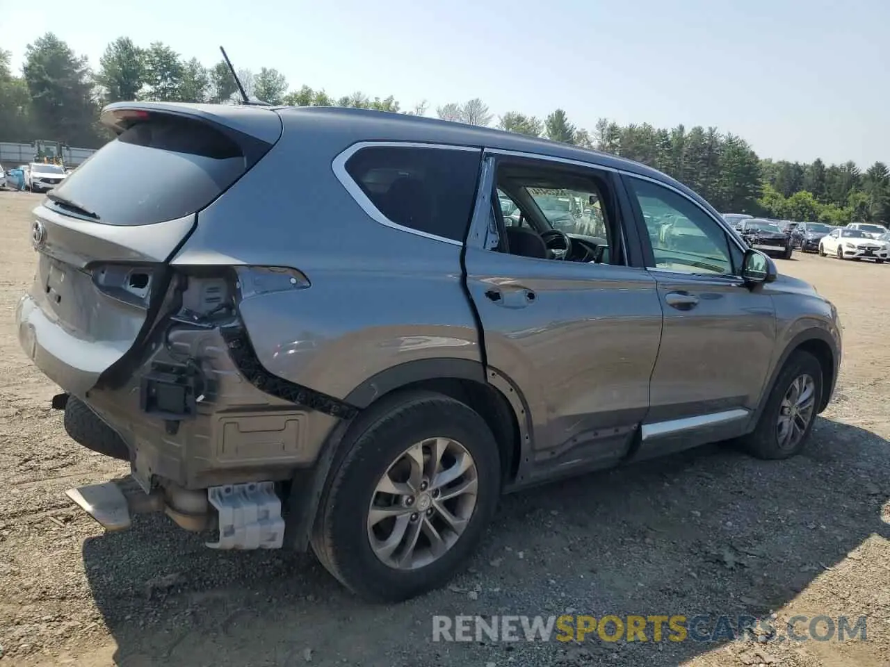 3 Photograph of a damaged car 5NMS23AD4KH033124 HYUNDAI SANTA FE 2019