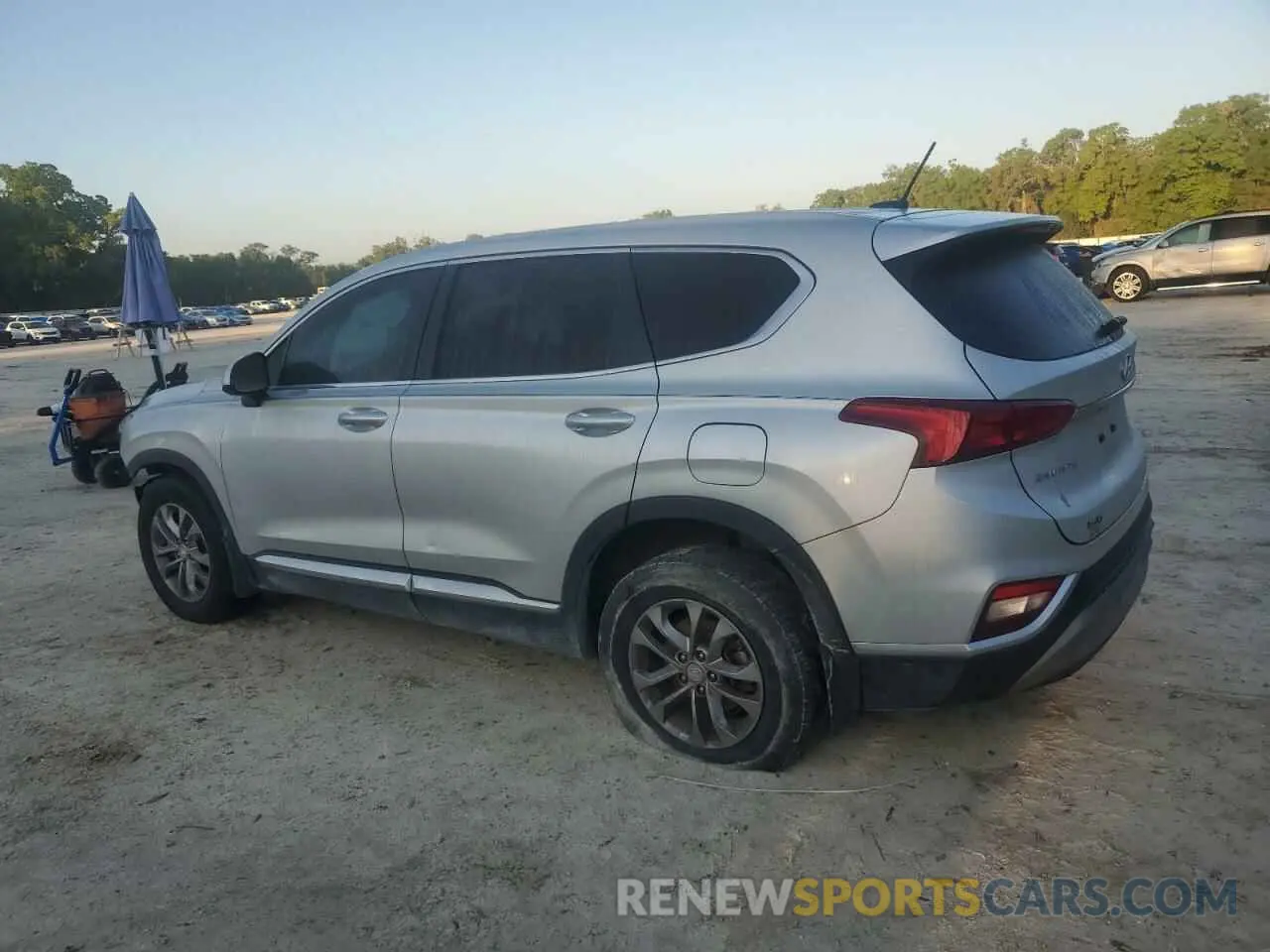 2 Photograph of a damaged car 5NMS23AD4KH041076 HYUNDAI SANTA FE 2019