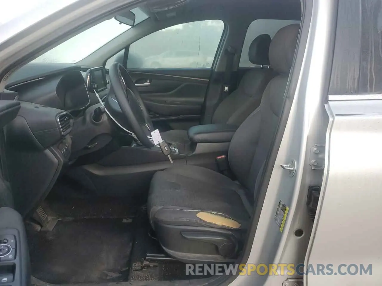7 Photograph of a damaged car 5NMS23AD4KH041076 HYUNDAI SANTA FE 2019