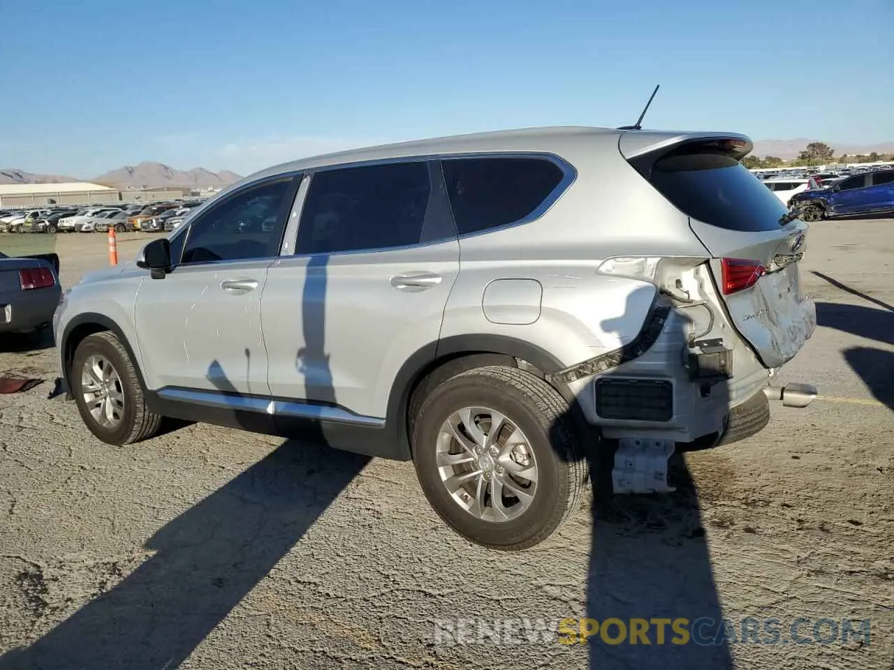 2 Photograph of a damaged car 5NMS23AD4KH076930 HYUNDAI SANTA FE 2019