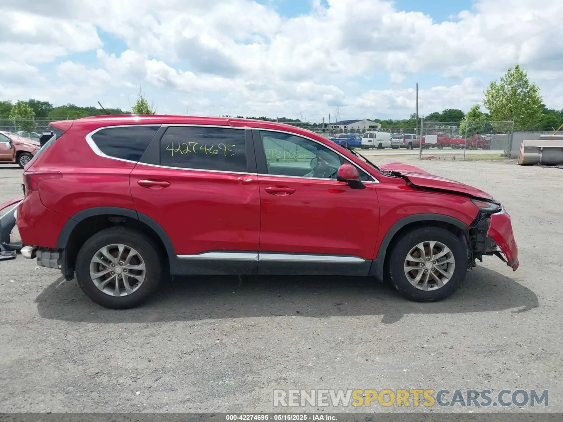 14 Photograph of a damaged car 5NMS23AD4KH079360 HYUNDAI SANTA FE 2019
