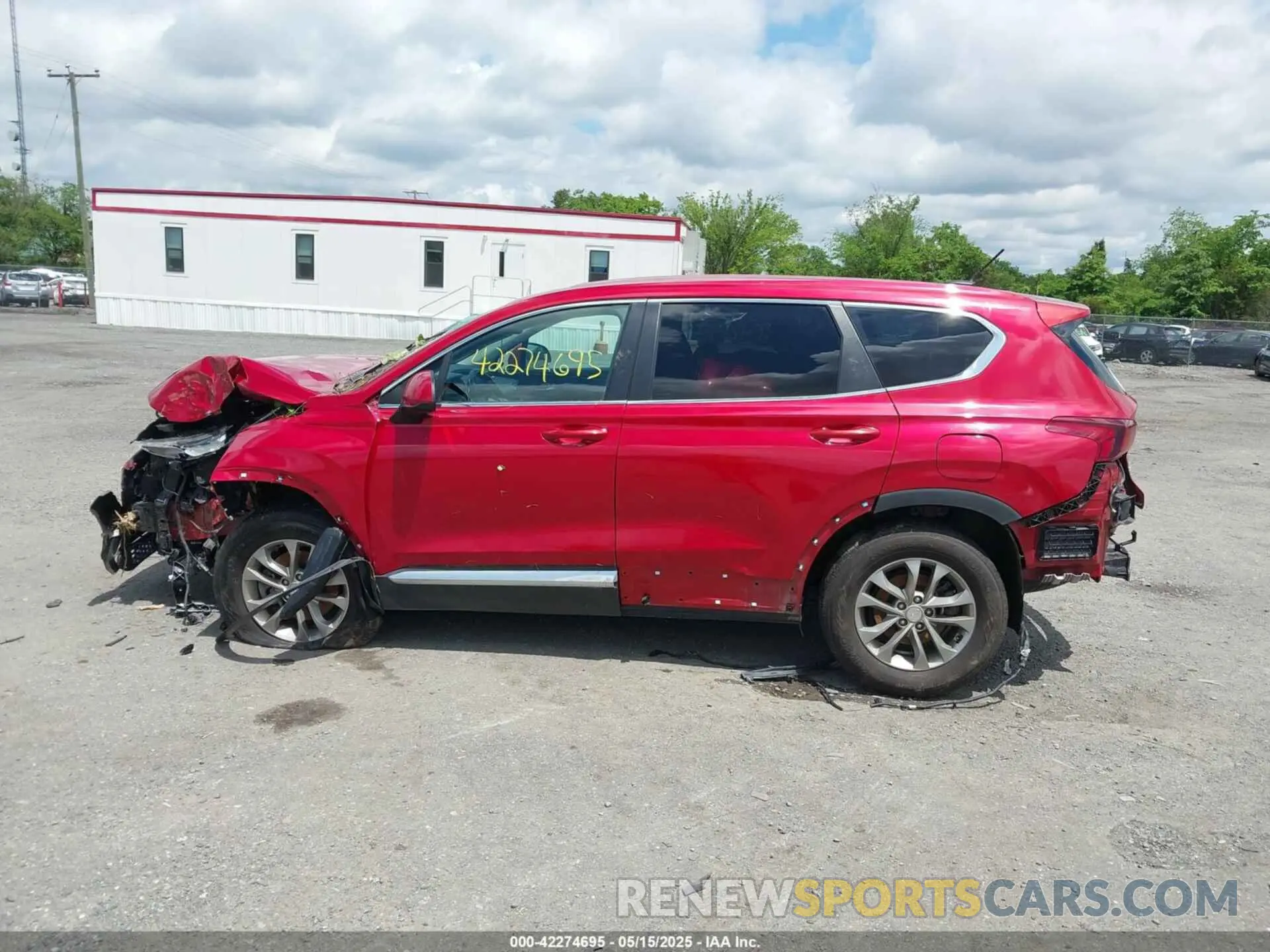15 Photograph of a damaged car 5NMS23AD4KH079360 HYUNDAI SANTA FE 2019