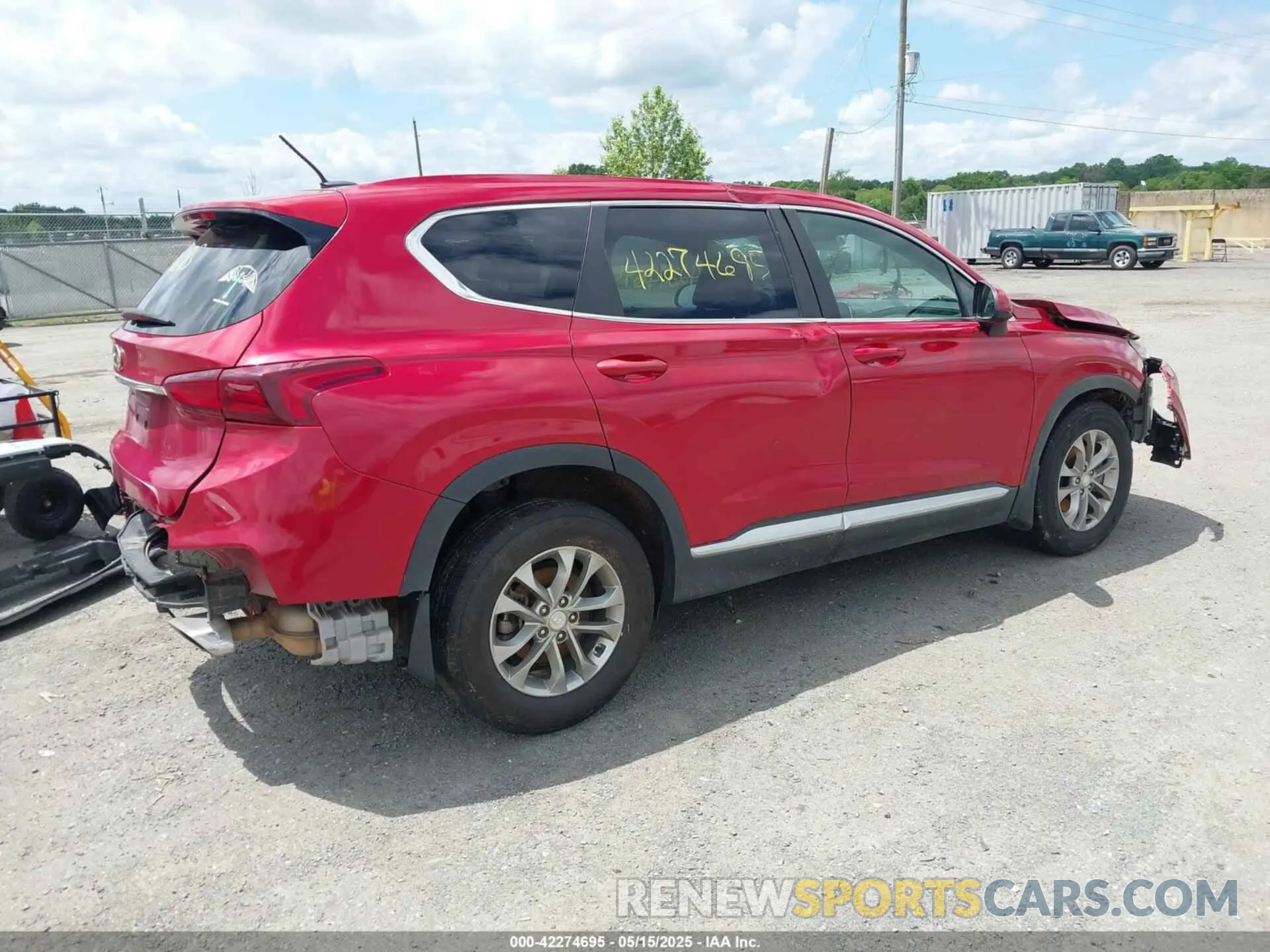 4 Photograph of a damaged car 5NMS23AD4KH079360 HYUNDAI SANTA FE 2019