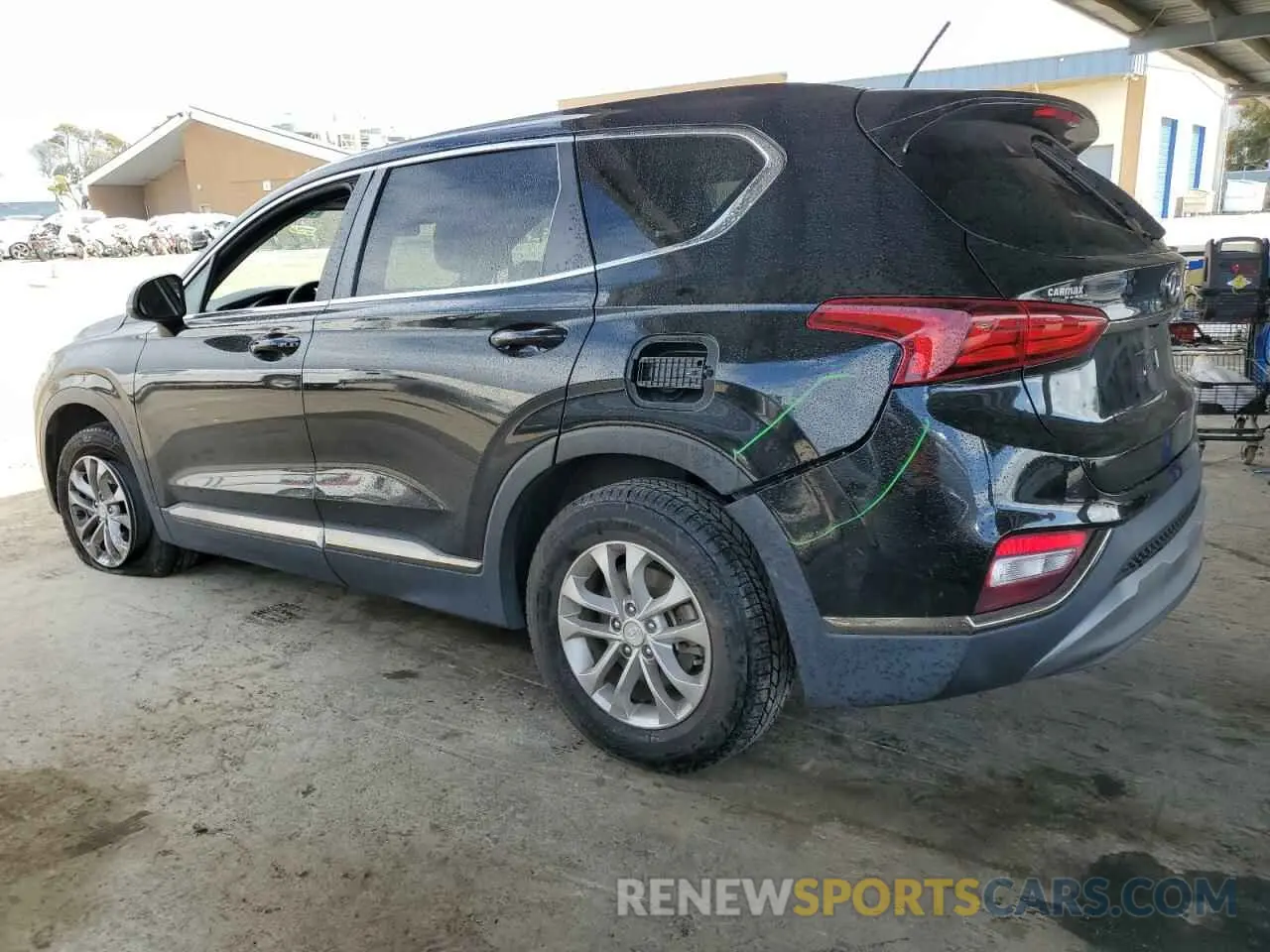 2 Photograph of a damaged car 5NMS23AD4KH103317 HYUNDAI SANTA FE 2019