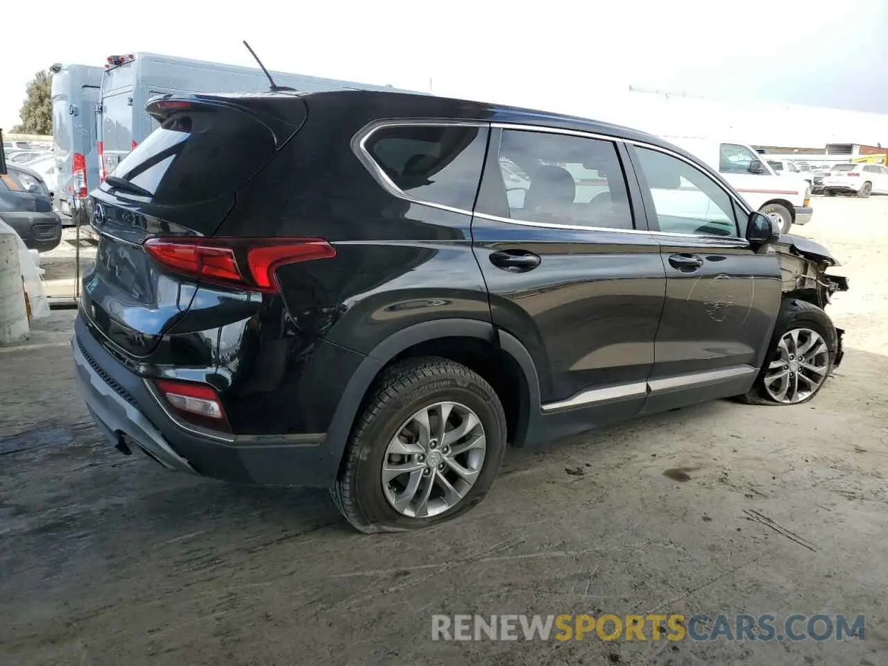 3 Photograph of a damaged car 5NMS23AD4KH103317 HYUNDAI SANTA FE 2019