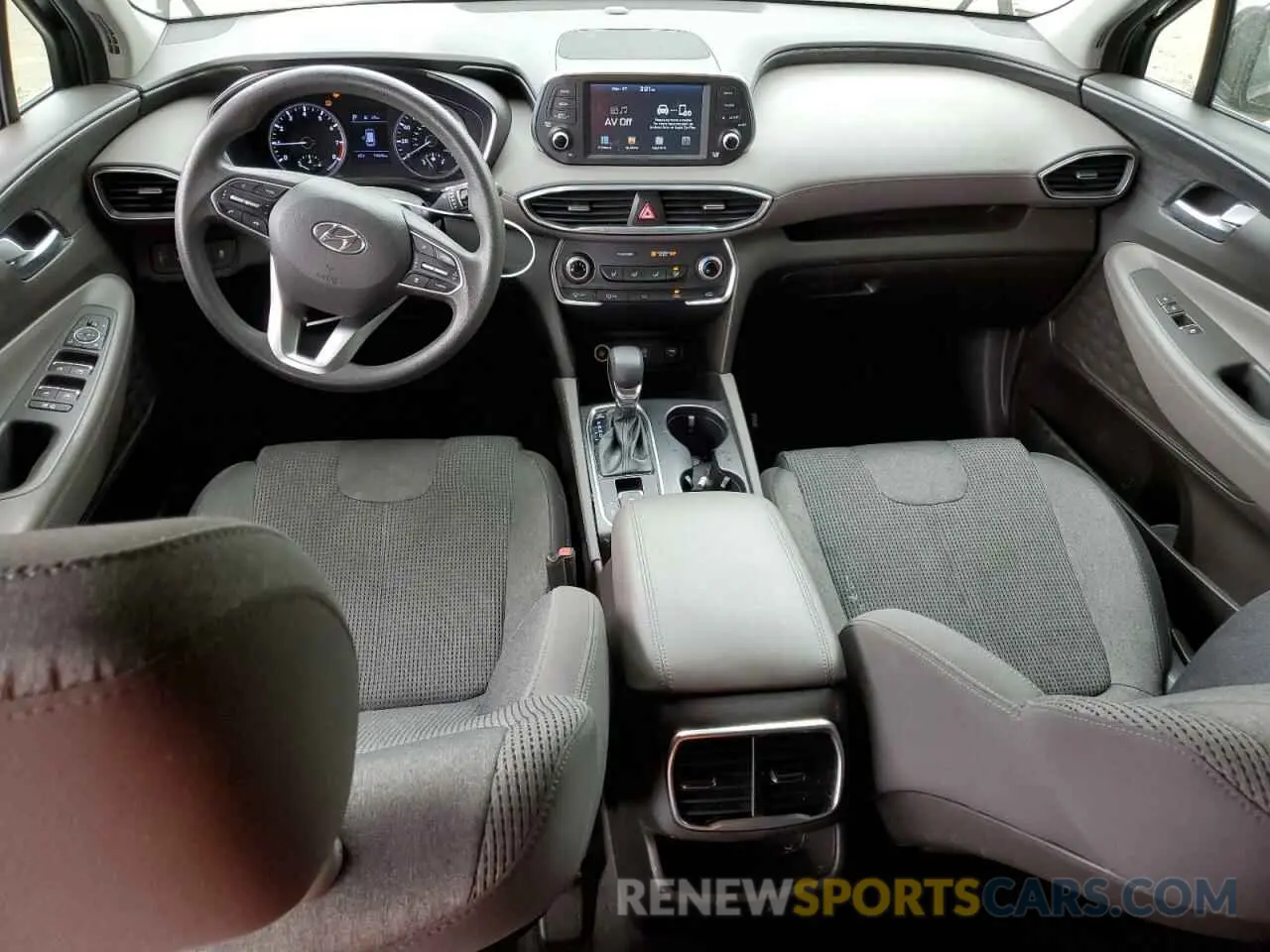 8 Photograph of a damaged car 5NMS23AD4KH103317 HYUNDAI SANTA FE 2019