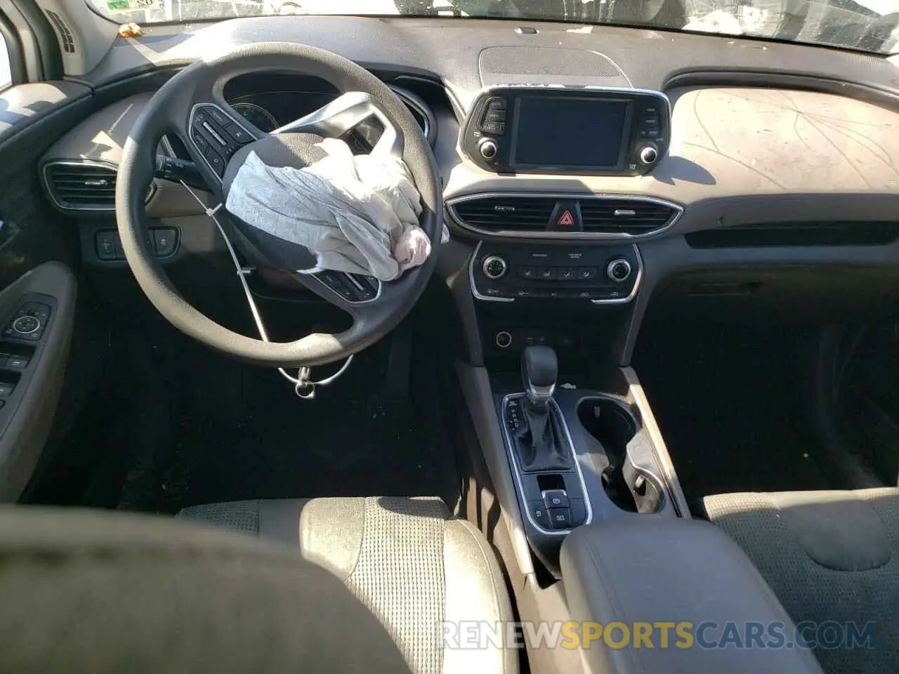 8 Photograph of a damaged car 5NMS23AD4KH106203 HYUNDAI SANTA FE 2019
