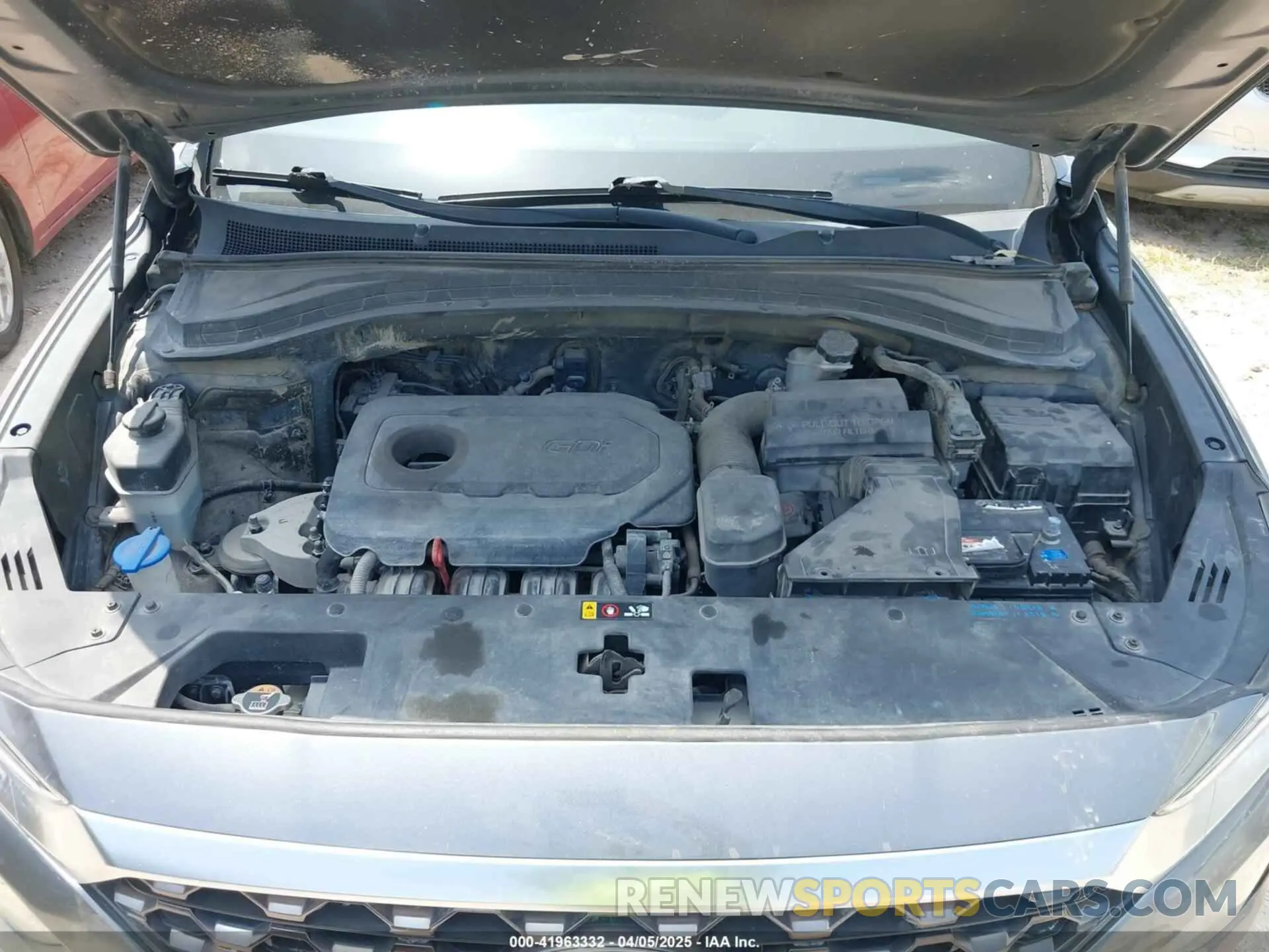 10 Photograph of a damaged car 5NMS23AD4KH122353 HYUNDAI SANTA FE 2019