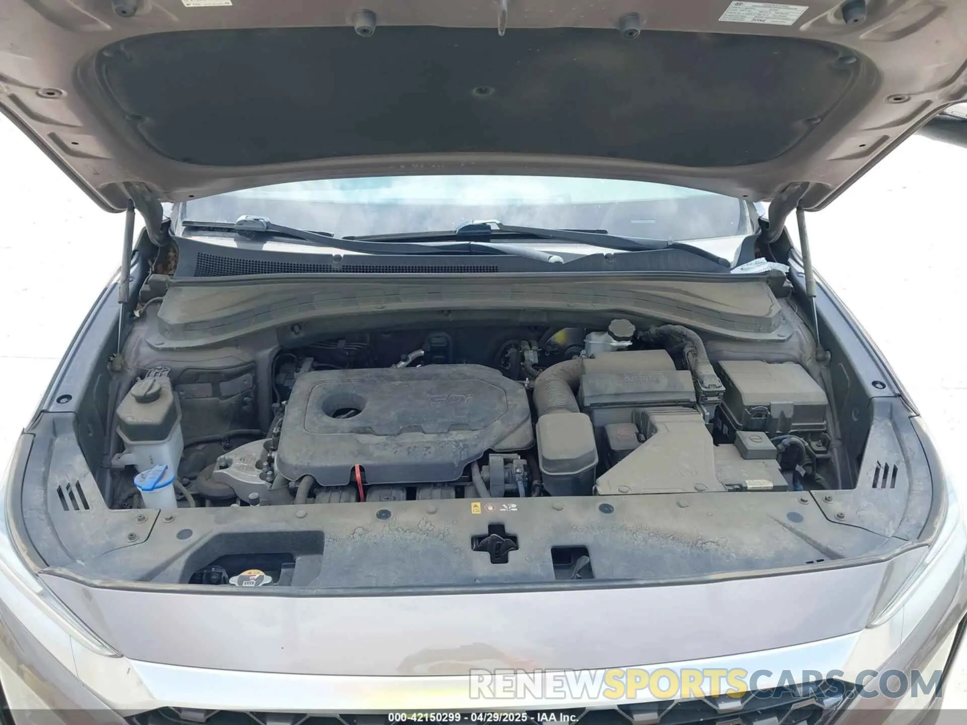 10 Photograph of a damaged car 5NMS23AD4KH132123 HYUNDAI SANTA FE 2019