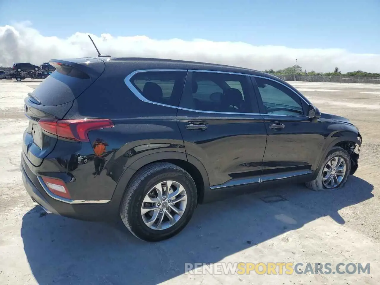3 Photograph of a damaged car 5NMS23AD5KH016591 HYUNDAI SANTA FE 2019