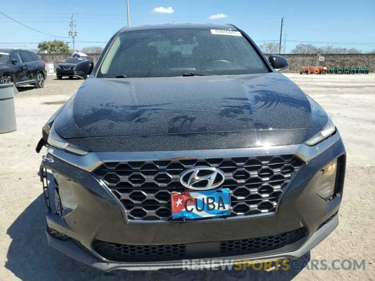 5 Photograph of a damaged car 5NMS23AD5KH016591 HYUNDAI SANTA FE 2019