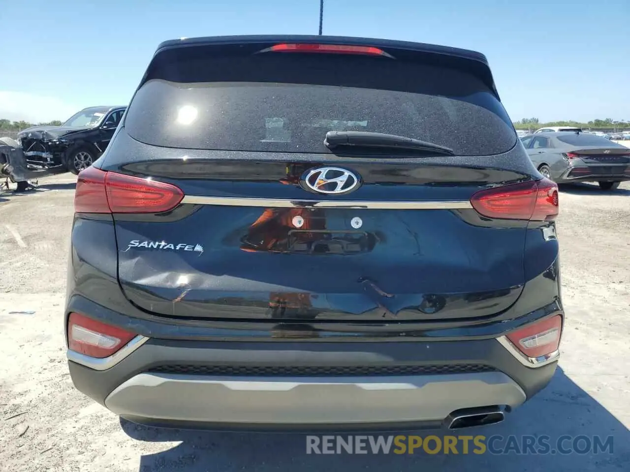 6 Photograph of a damaged car 5NMS23AD5KH016591 HYUNDAI SANTA FE 2019