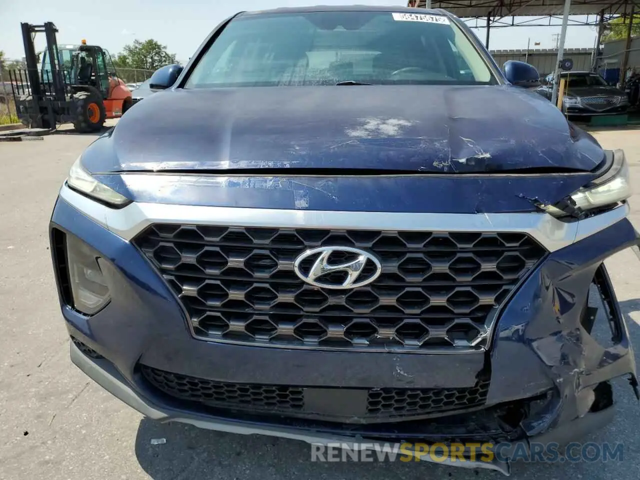 5 Photograph of a damaged car 5NMS23AD5KH041894 HYUNDAI SANTA FE 2019