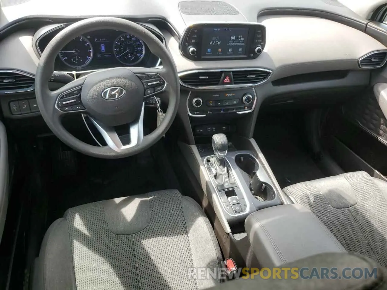 8 Photograph of a damaged car 5NMS23AD5KH119137 HYUNDAI SANTA FE 2019