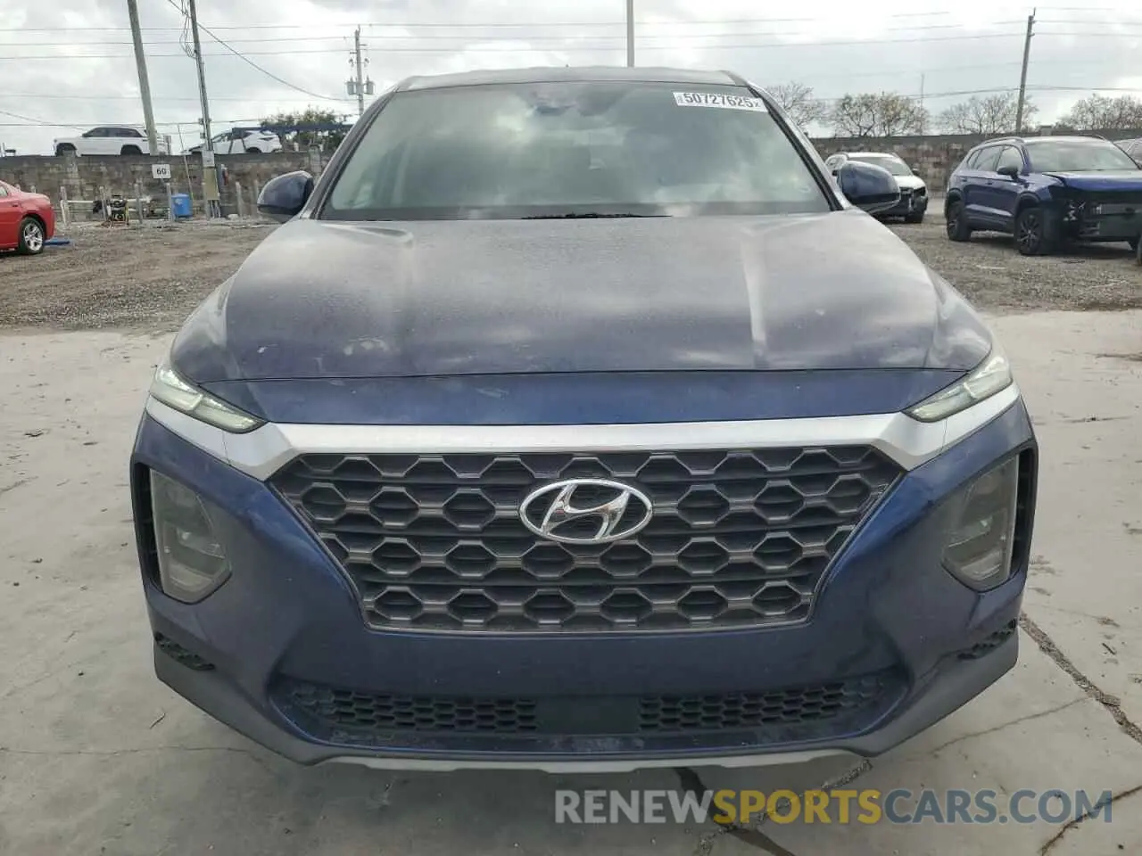 5 Photograph of a damaged car 5NMS23AD5KH128369 HYUNDAI SANTA FE 2019