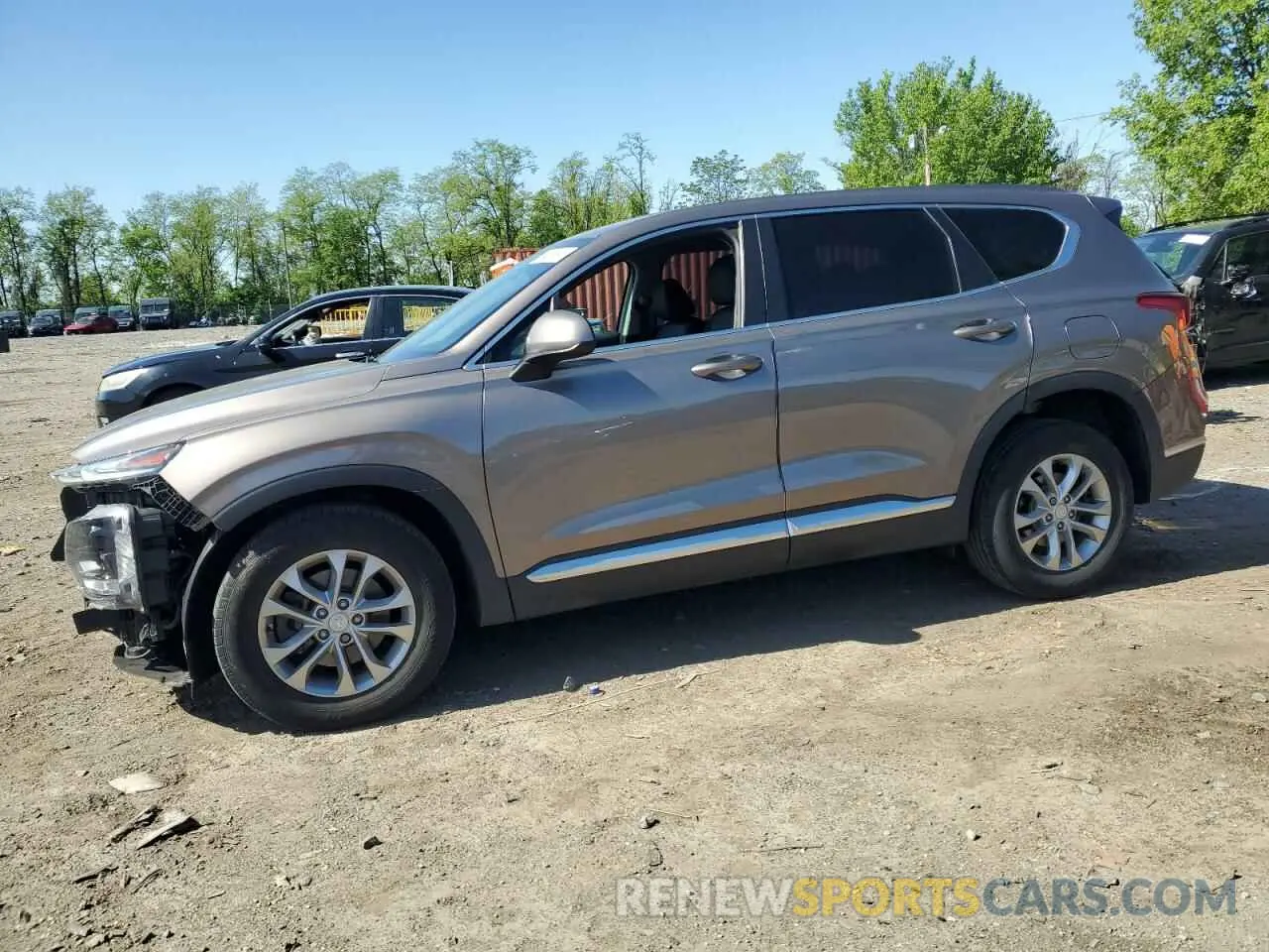 1 Photograph of a damaged car 5NMS23AD6KH016499 HYUNDAI SANTA FE 2019