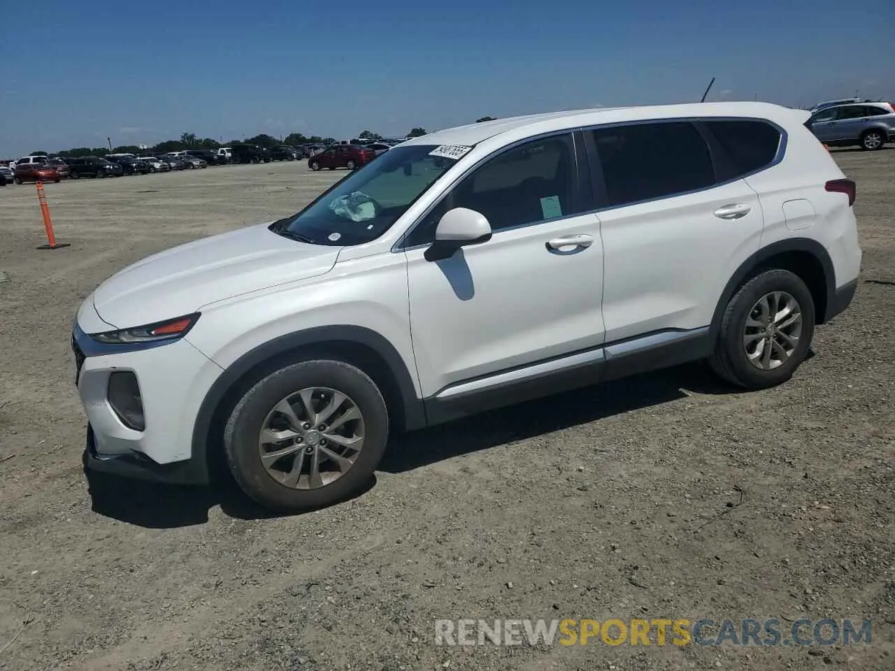 1 Photograph of a damaged car 5NMS23AD6KH083202 HYUNDAI SANTA FE 2019