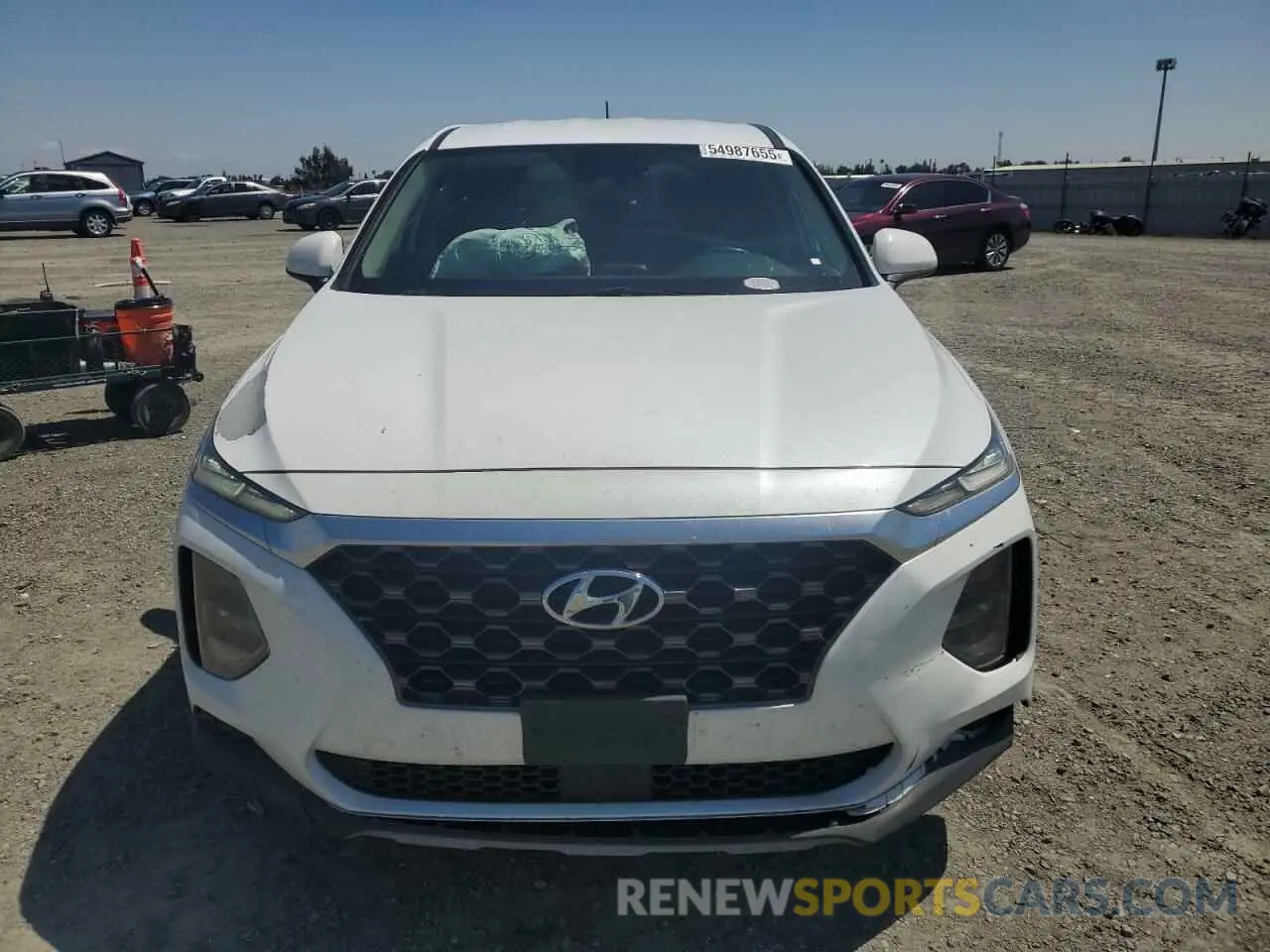 5 Photograph of a damaged car 5NMS23AD6KH083202 HYUNDAI SANTA FE 2019