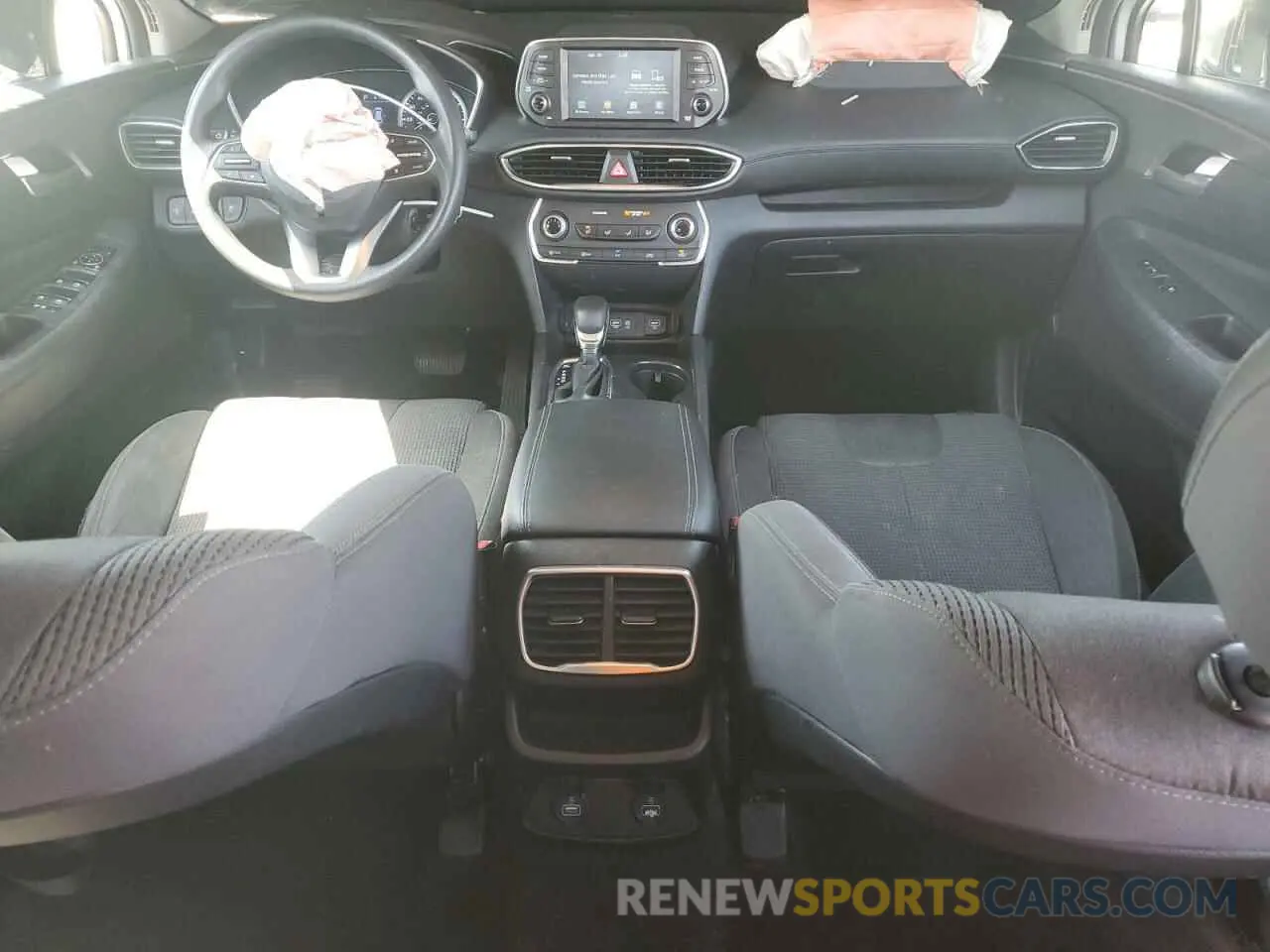 8 Photograph of a damaged car 5NMS23AD6KH083202 HYUNDAI SANTA FE 2019