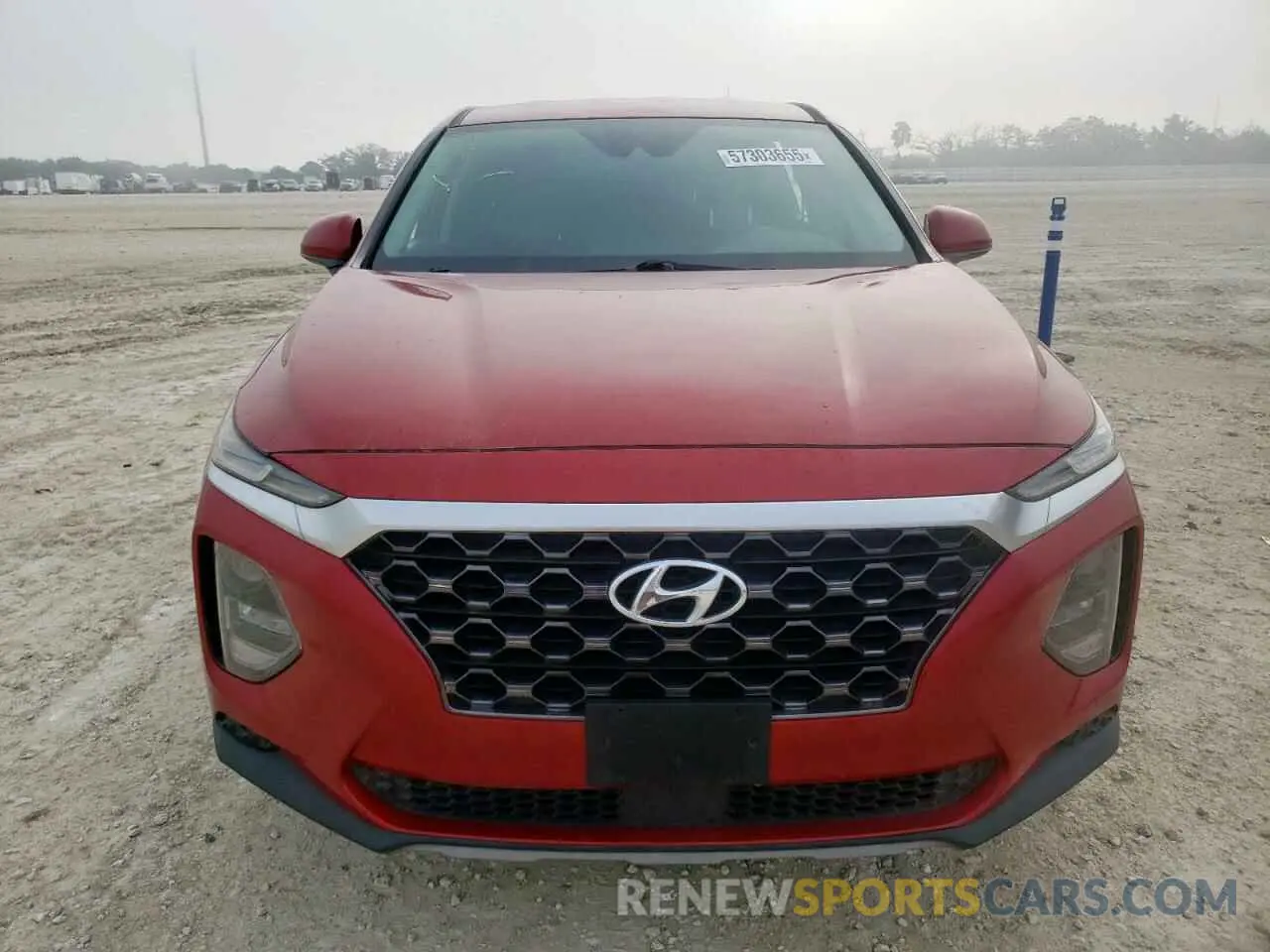 5 Photograph of a damaged car 5NMS23AD6KH089341 HYUNDAI SANTA FE 2019