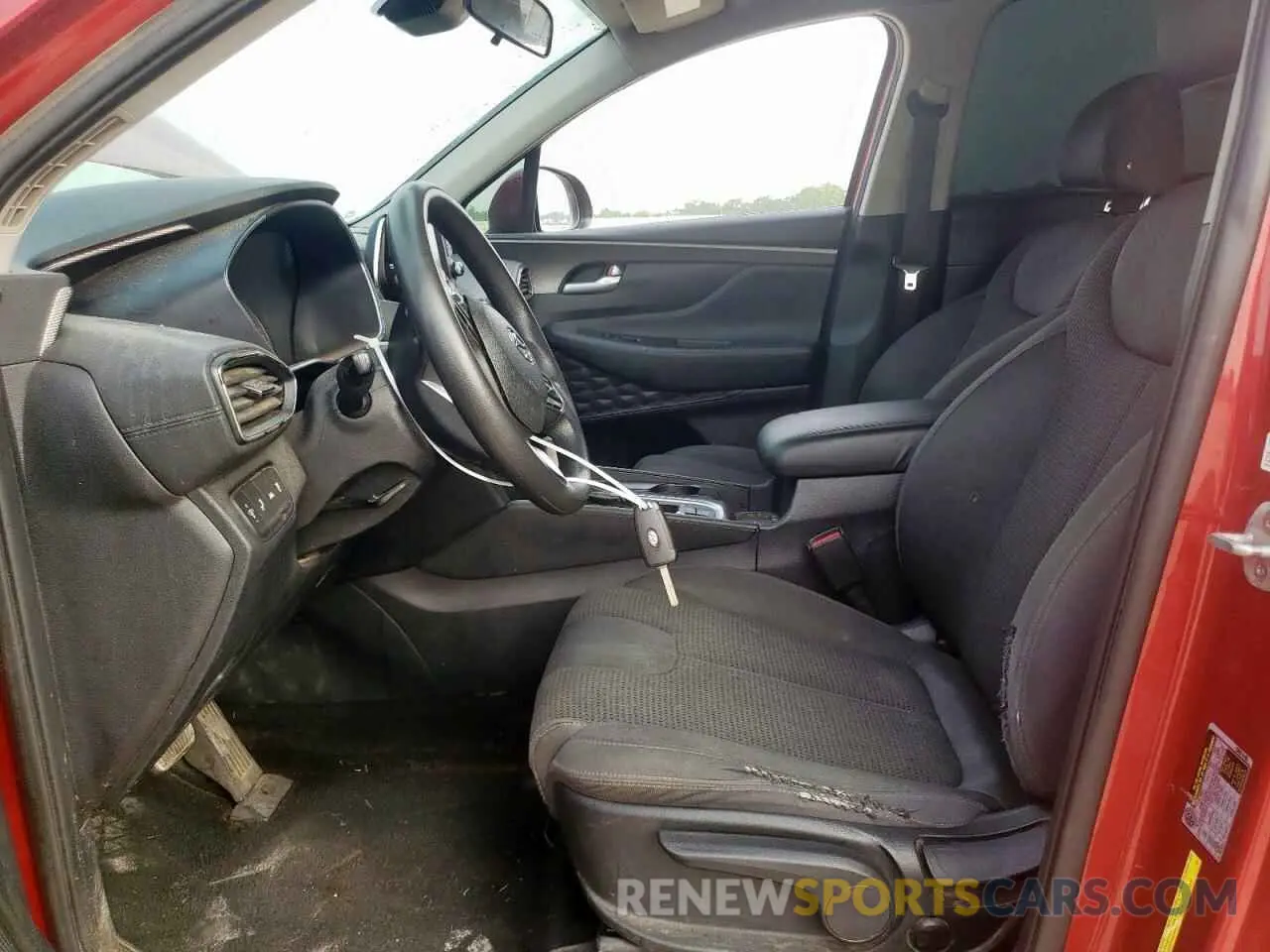 7 Photograph of a damaged car 5NMS23AD6KH089341 HYUNDAI SANTA FE 2019