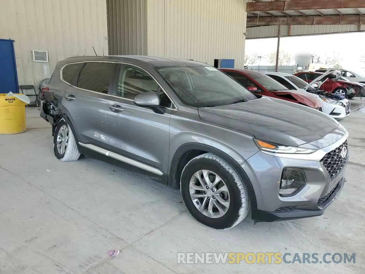 4 Photograph of a damaged car 5NMS23AD6KH092479 HYUNDAI SANTA FE 2019
