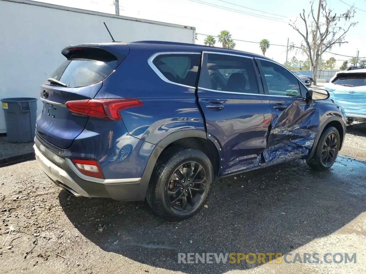3 Photograph of a damaged car 5NMS23AD6KH104064 HYUNDAI SANTA FE 2019