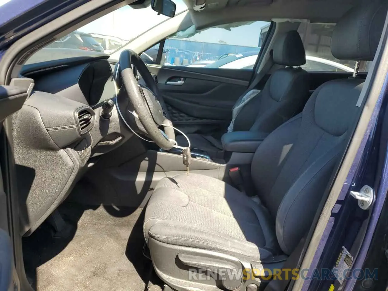 7 Photograph of a damaged car 5NMS23AD6KH104064 HYUNDAI SANTA FE 2019