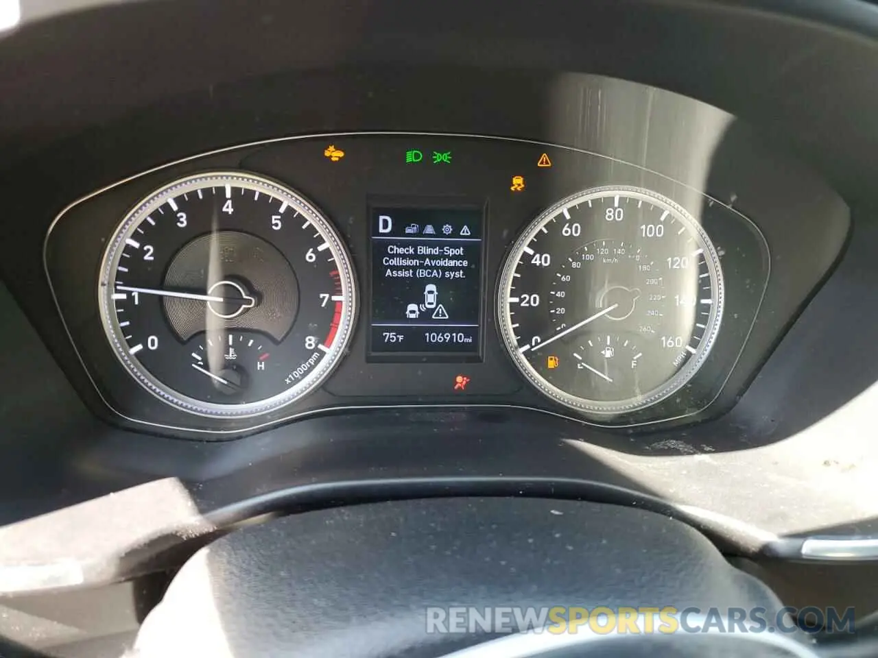 9 Photograph of a damaged car 5NMS23AD6KH104064 HYUNDAI SANTA FE 2019