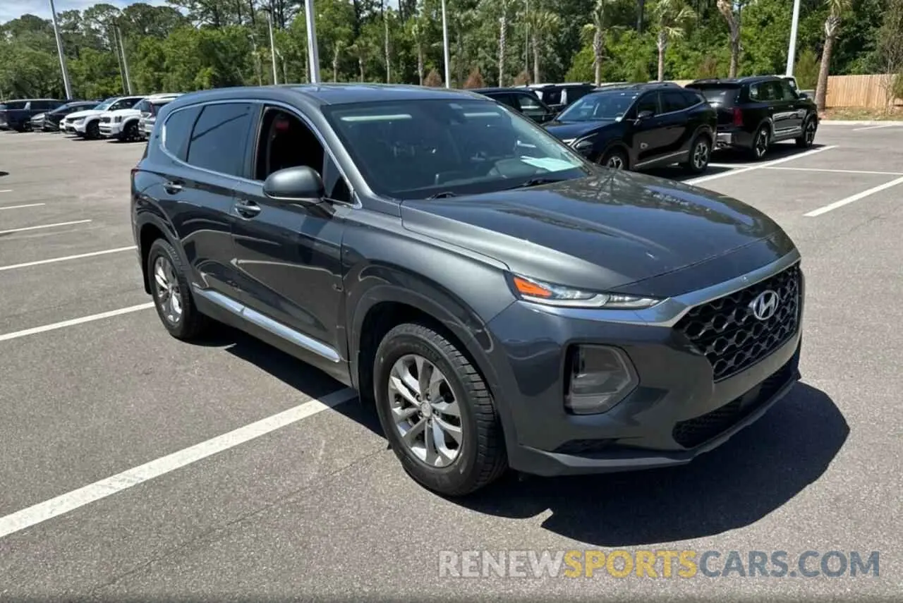1 Photograph of a damaged car 5NMS23AD6KH135184 HYUNDAI SANTA FE 2019