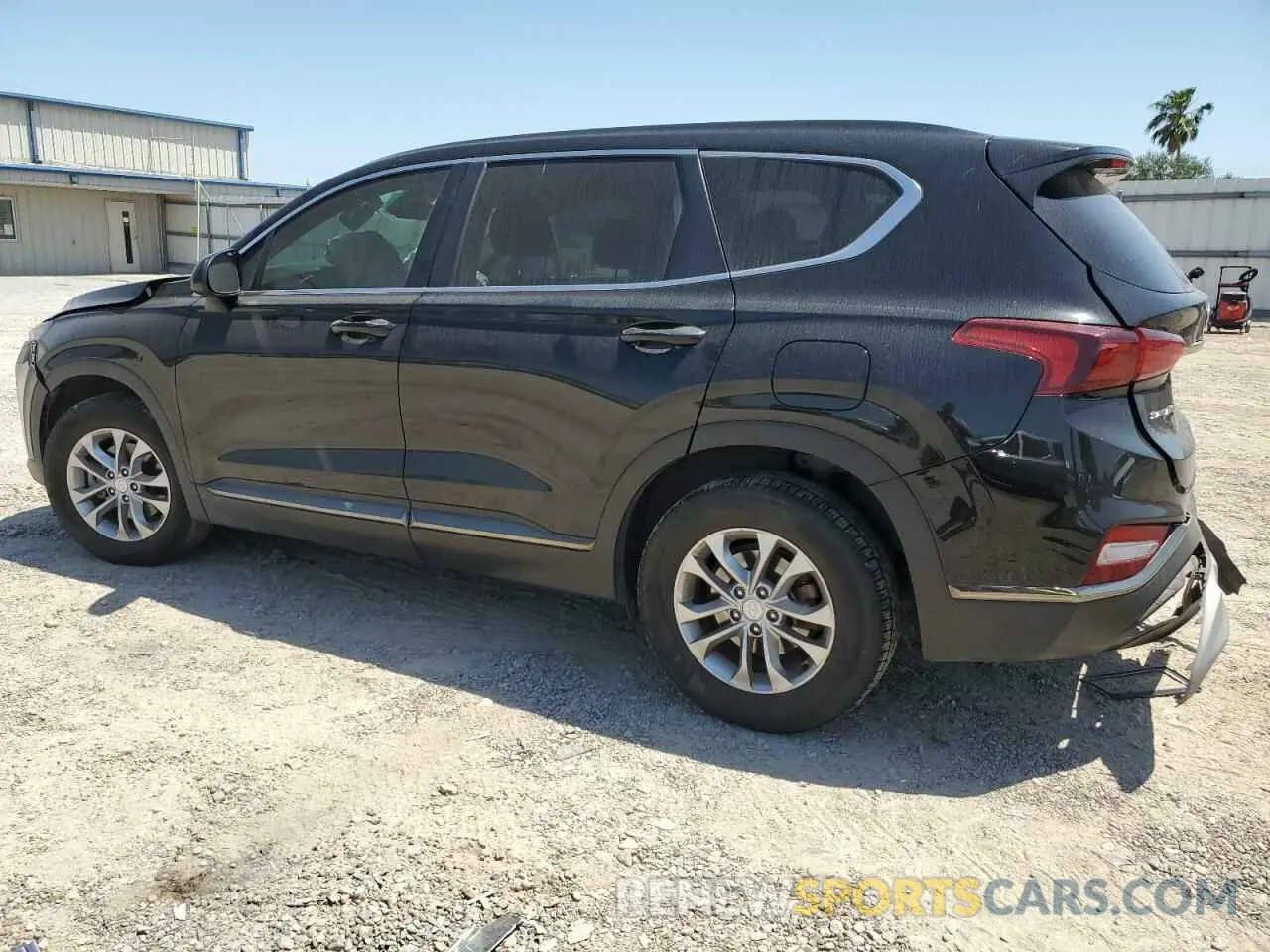 2 Photograph of a damaged car 5NMS23AD7KH008783 HYUNDAI SANTA FE 2019