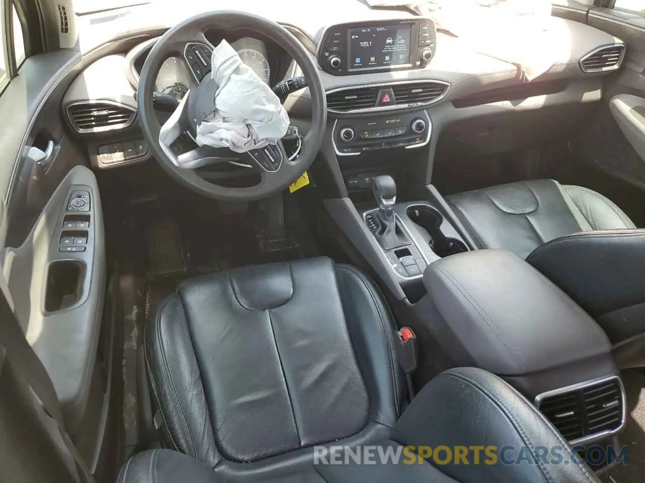 8 Photograph of a damaged car 5NMS23AD7KH008783 HYUNDAI SANTA FE 2019