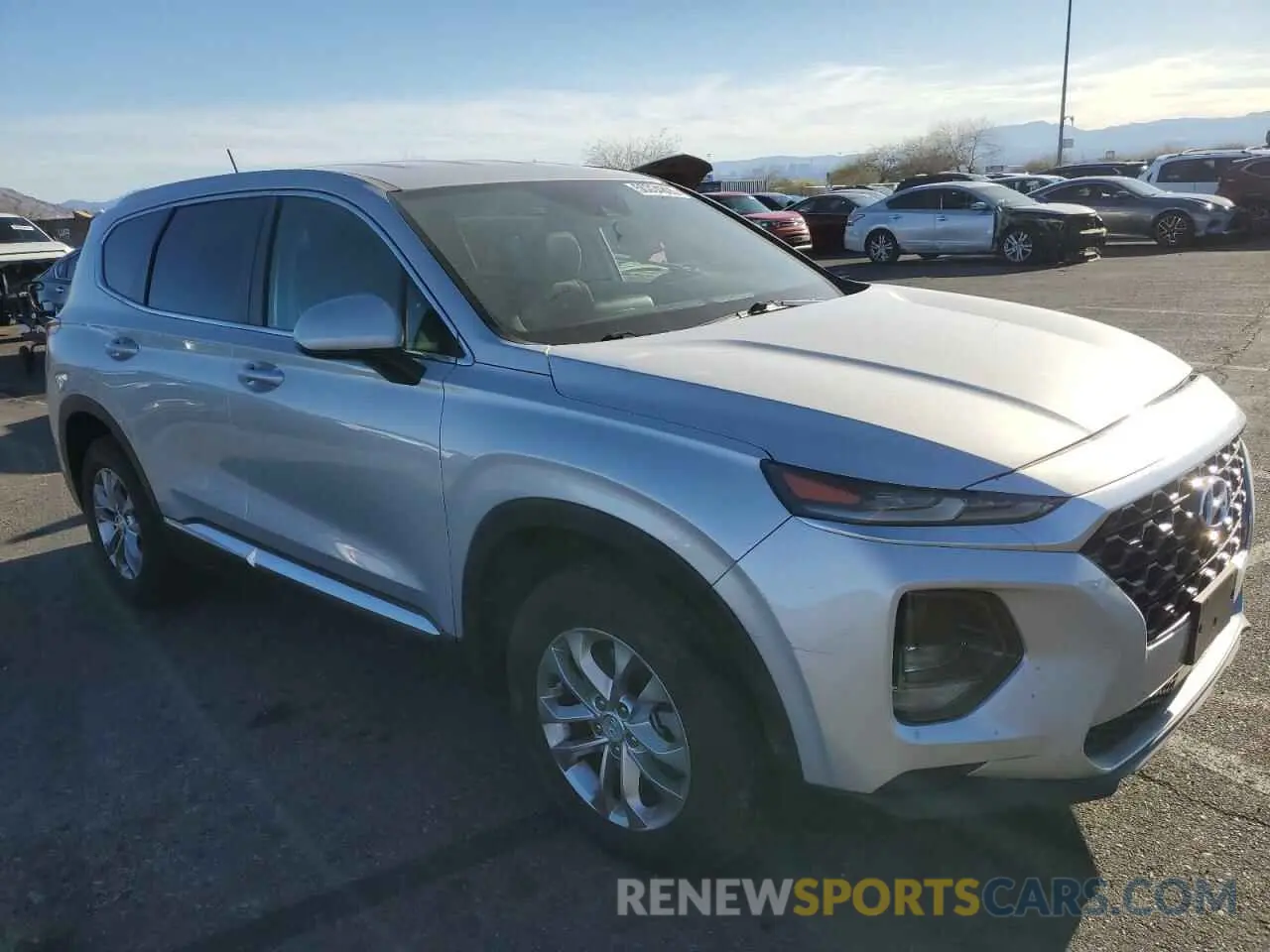 4 Photograph of a damaged car 5NMS23AD7KH064707 HYUNDAI SANTA FE 2019